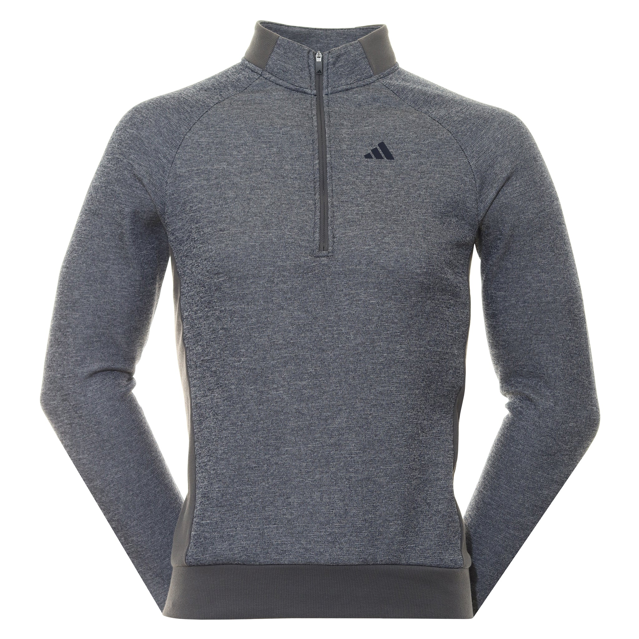 adidas Golf DWR Ribbed 1/4 Zip HZ3202 Collegiate Navy White