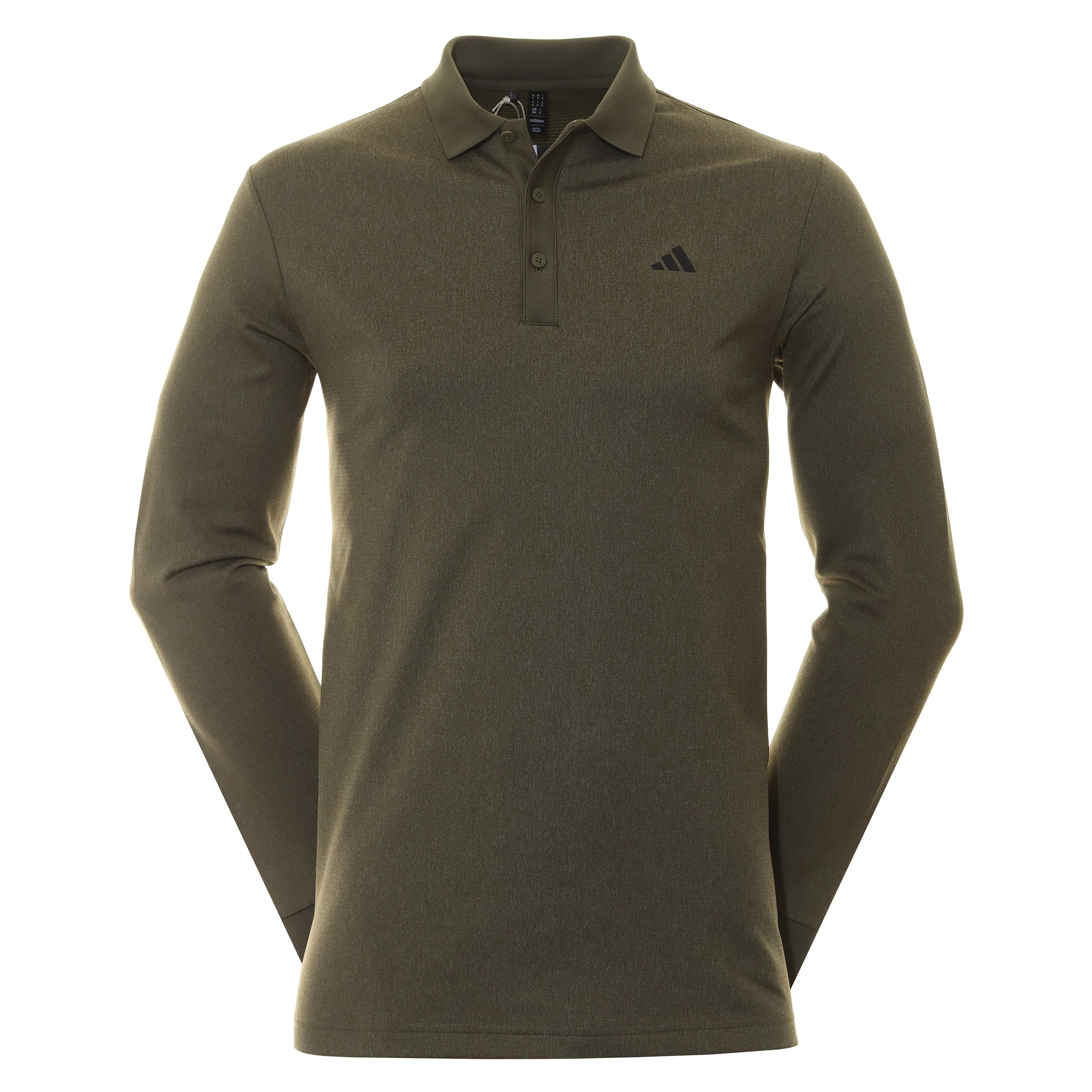 adidas-golf-essentials-long-sleeve-shirt-hz0423-olive-strata-melange