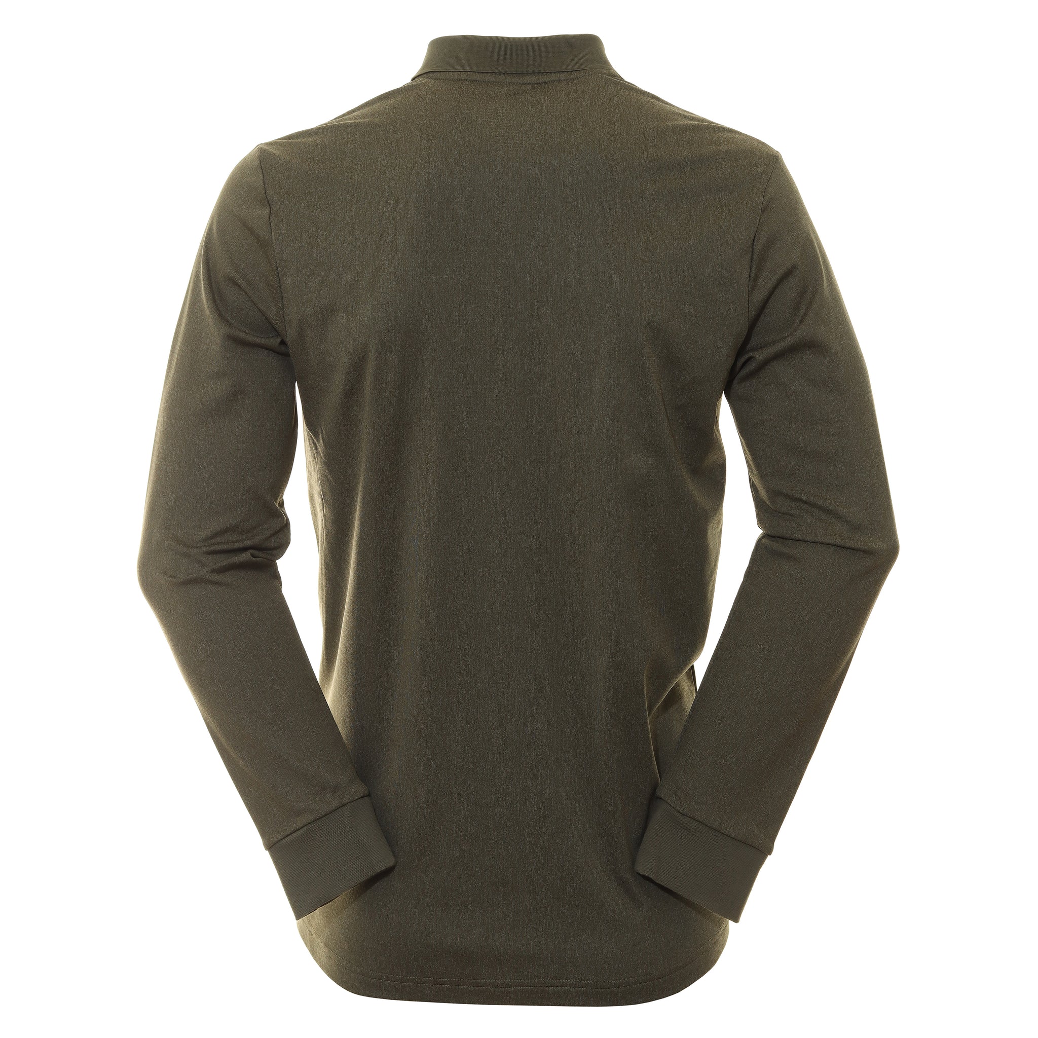 adidas-golf-essentials-long-sleeve-shirt-hz0423-olive-strata-melange