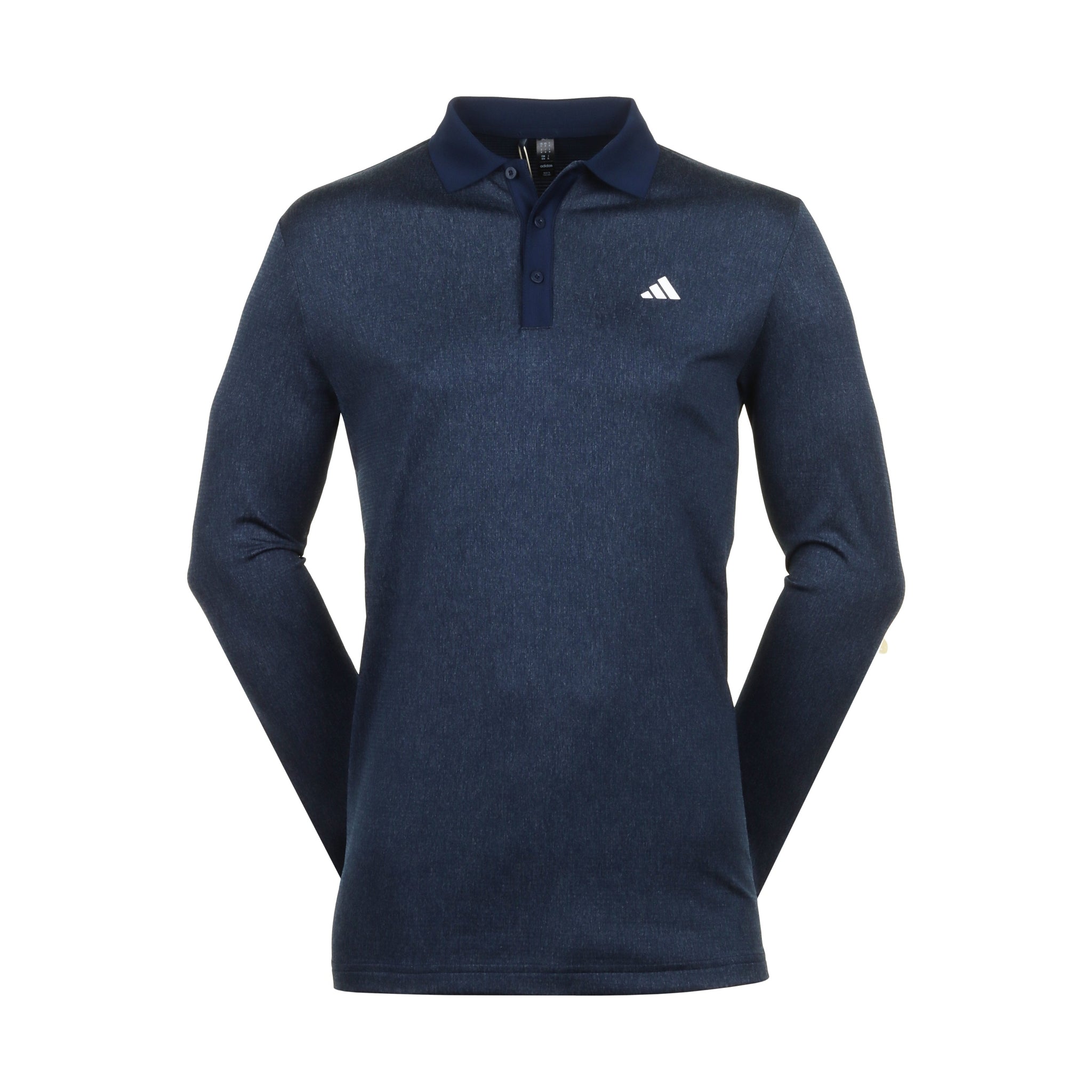 adidas Golf Essentials Long Sleeve Shirt HZ0426 Collegiate Navy Melange Function18