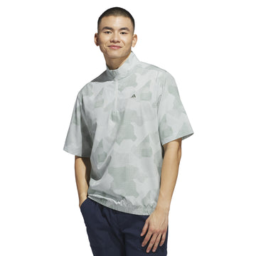 adidas Golf Go-To DWR SS 1/2 Zip Wonder Silver