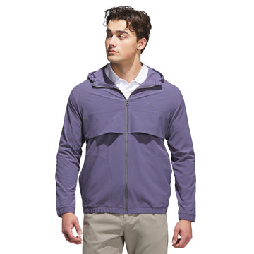 adidas Golf Go-To Full Zip Windbreaker Preloved Violet