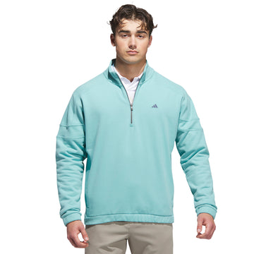 adidas Golf Go-To Heritage 1/4 Zip Mint Tone