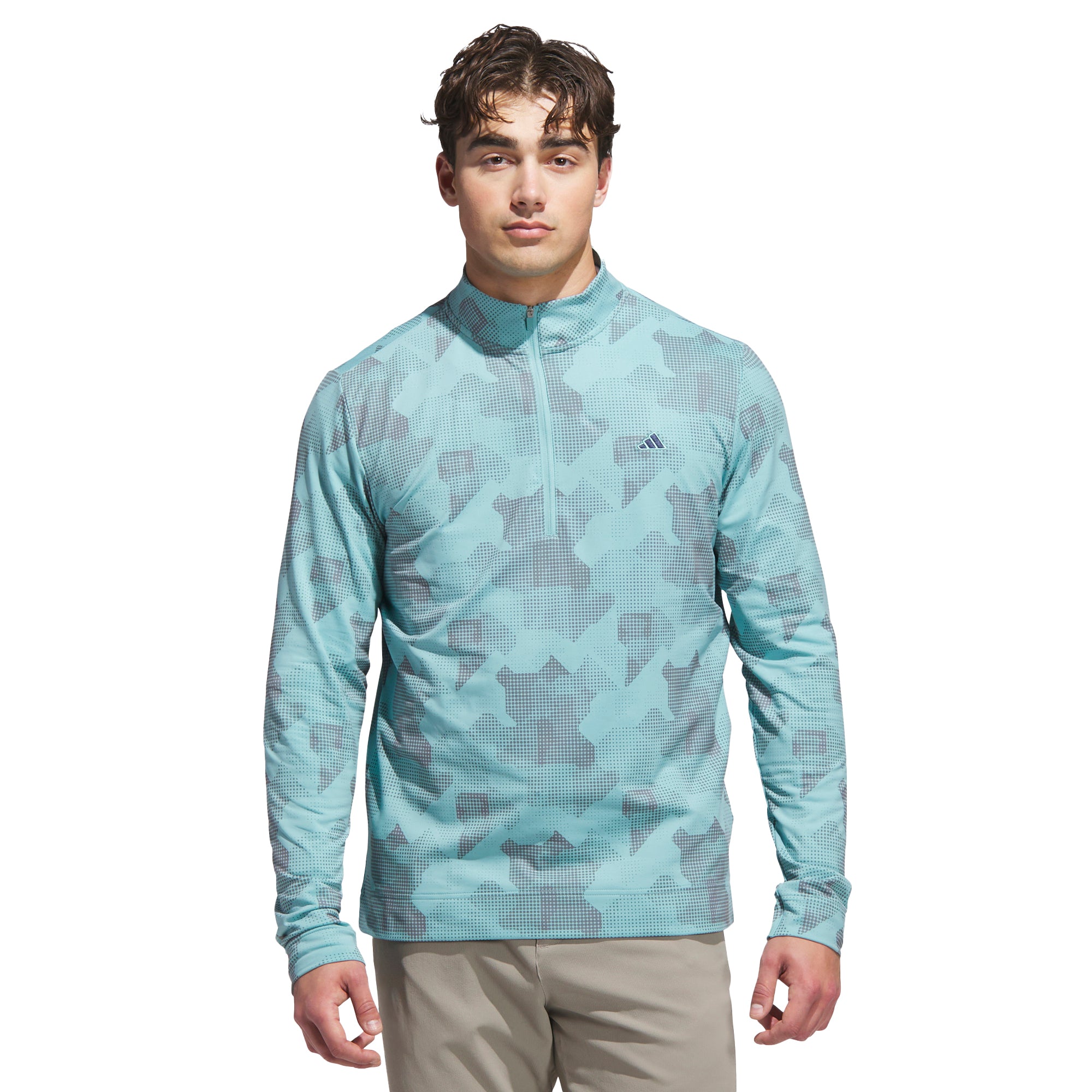 adidas Golf Go-To Print 1/4 Zip
