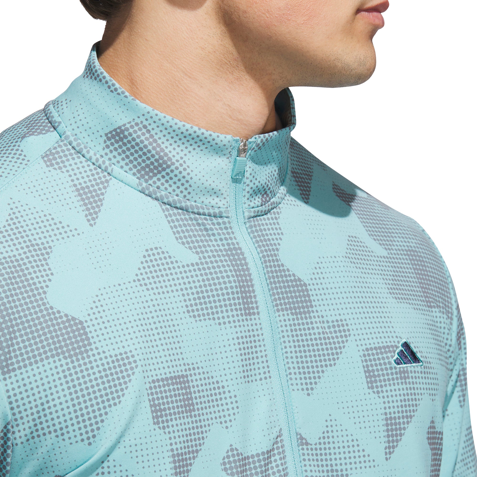 adidas Golf Go-To Print 1/4 Zip