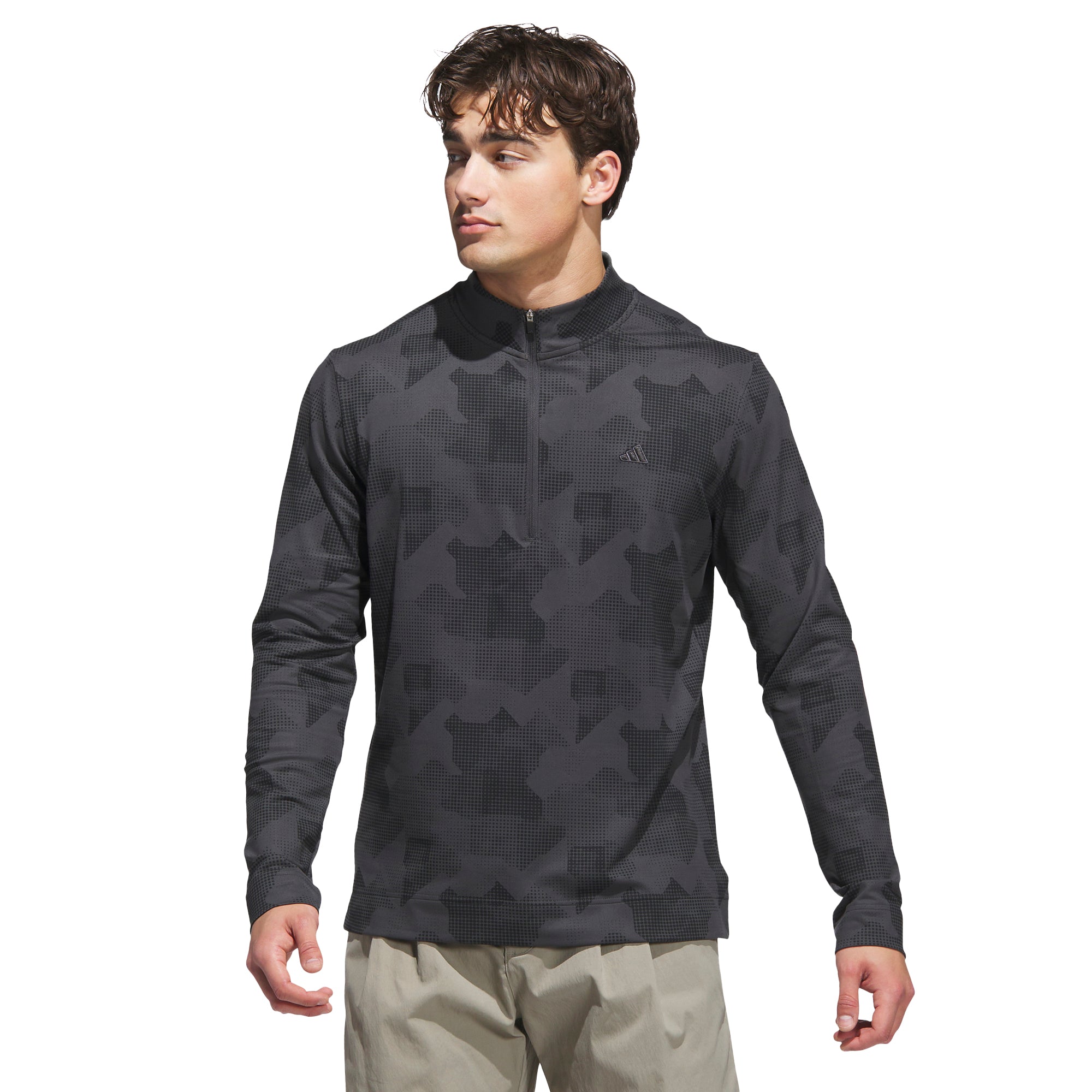 adidas Golf Go-To Print 1/4 Zip