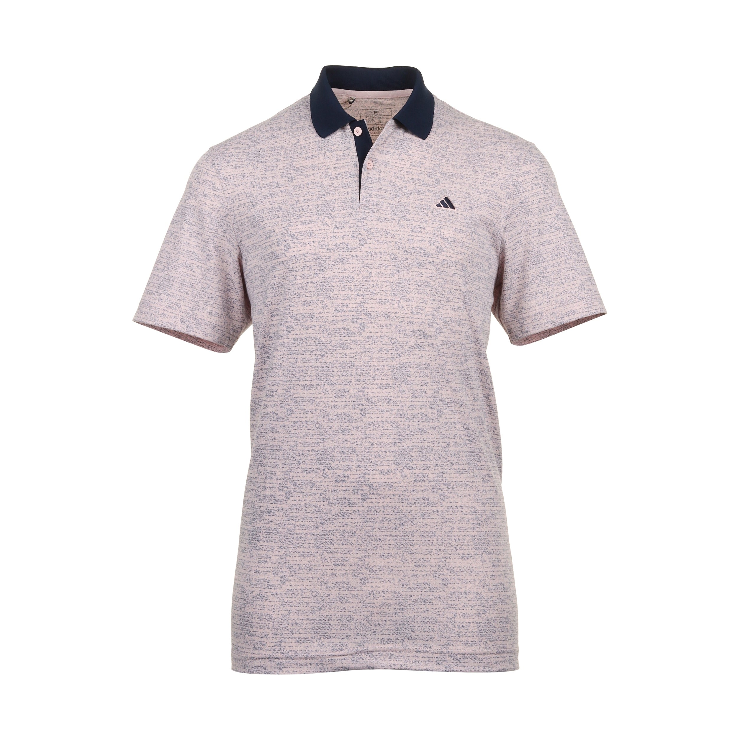 adidas Golf Go To Printed Shirt IW6723 Sandy Pink Melange Function18
