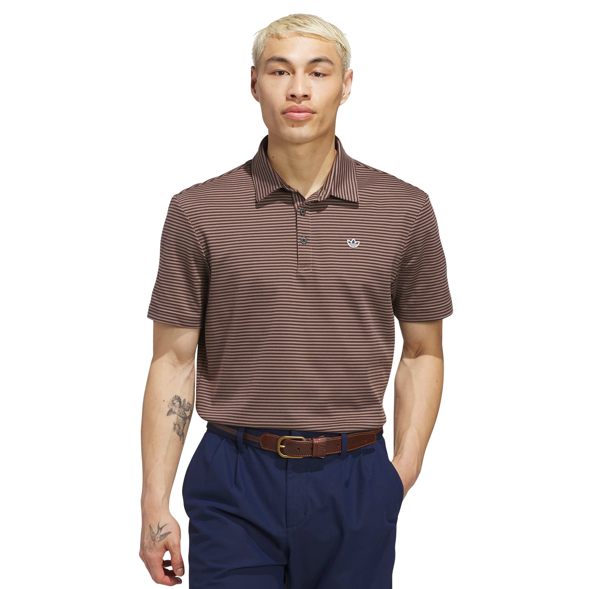 adidas Golf Originals Stripe Pique Shirt
