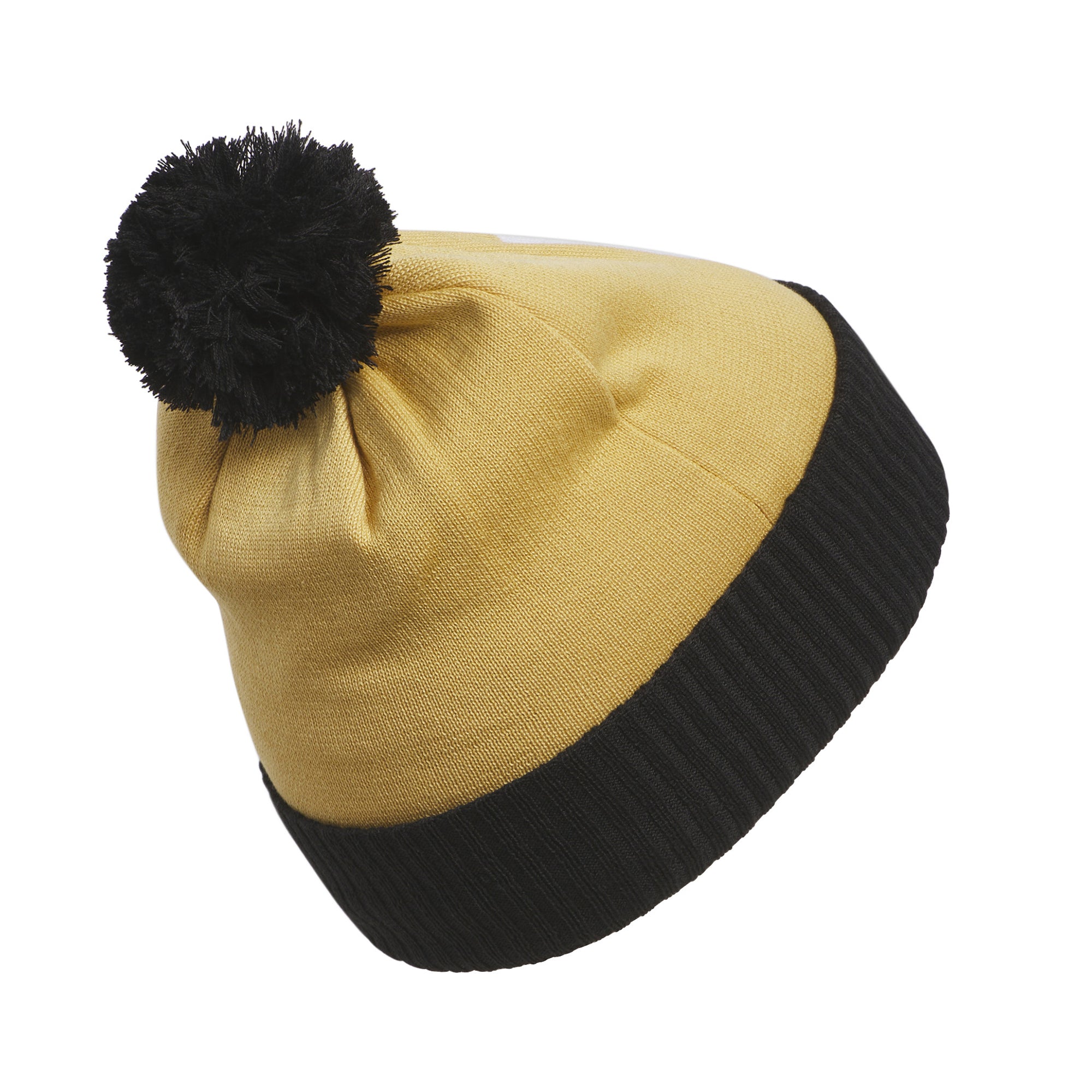 adidas Golf Pom 3-Stripe Beanie Oat