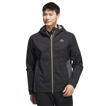 adidas Golf RAIN.RDY Hooded Waterproof Jacket Black