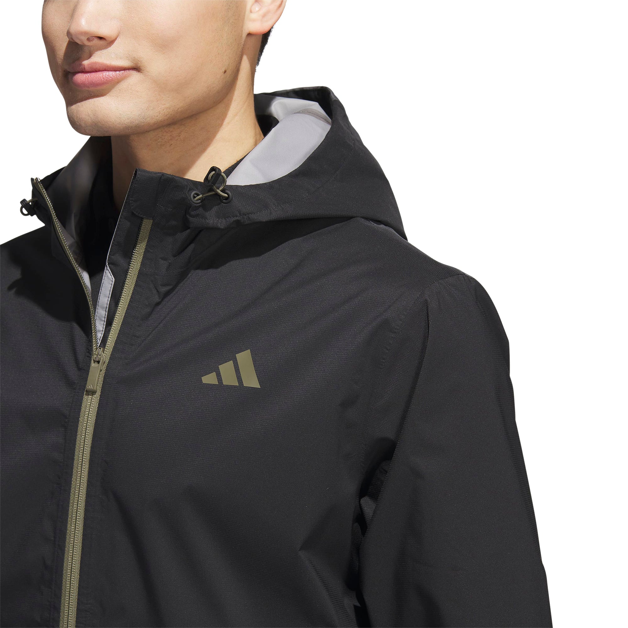 adidas Golf RAIN.RDY Hooded Waterproof Jacket Black