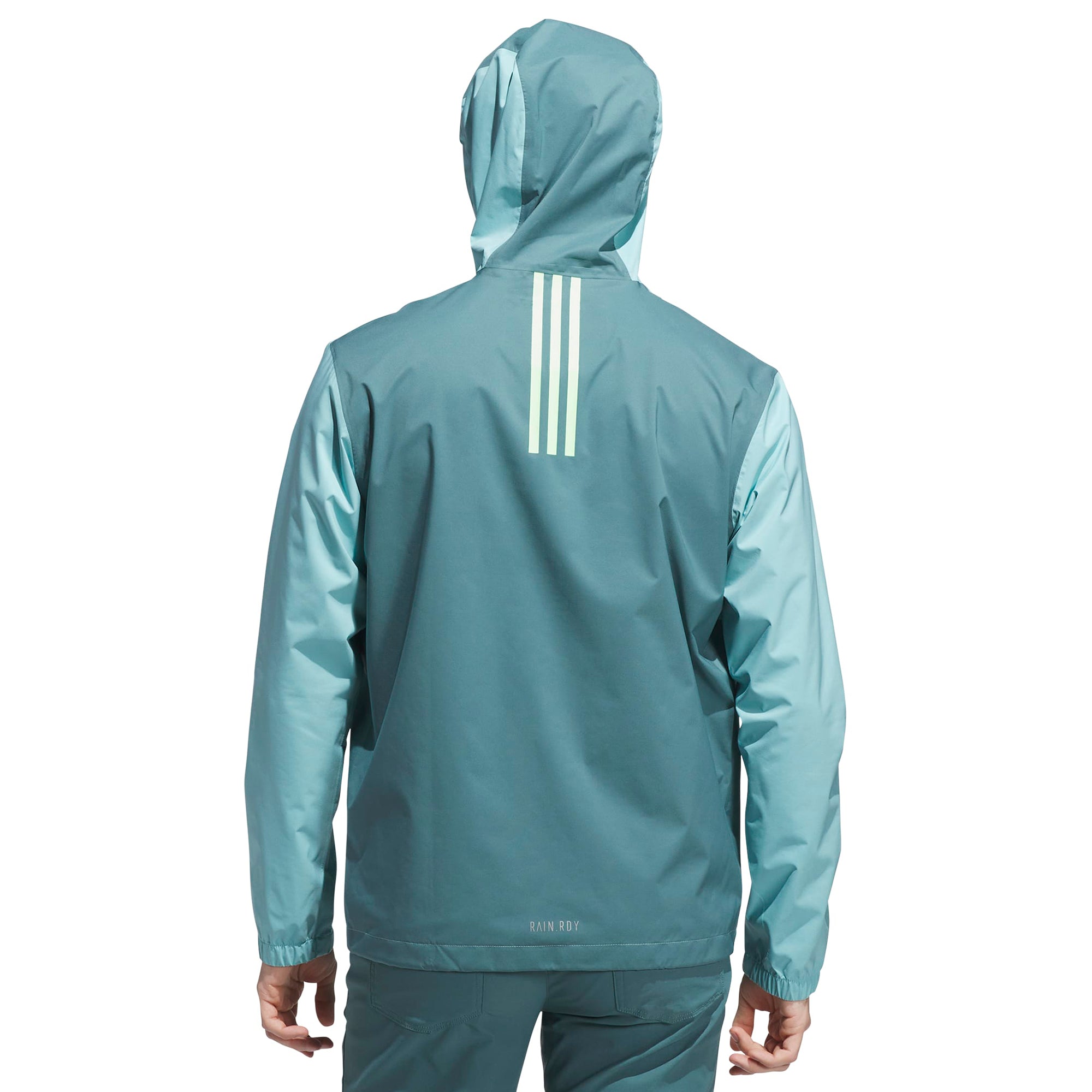 adidas Golf RAIN.RDY Hooded Waterproof Jacket Mint Tone
