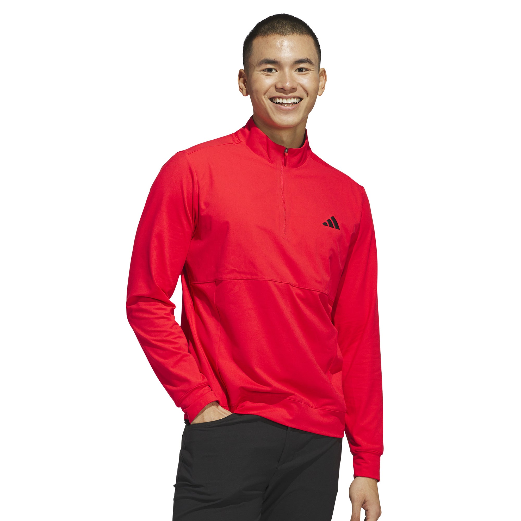 adidas Golf Tour 1/4 Zip Pure Ruby