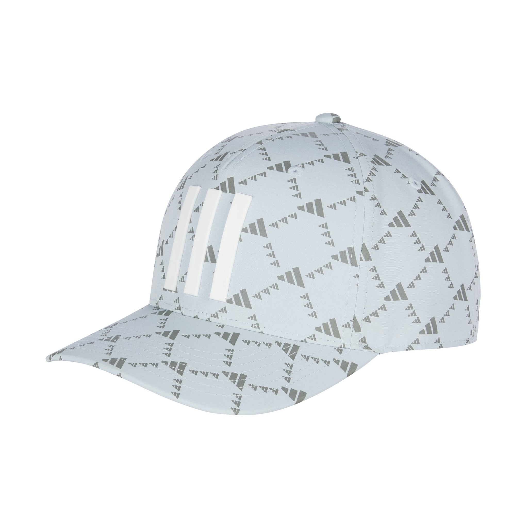 adidas Golf Tour 3-Stripes Print Snapback Cap Wonder Blue  