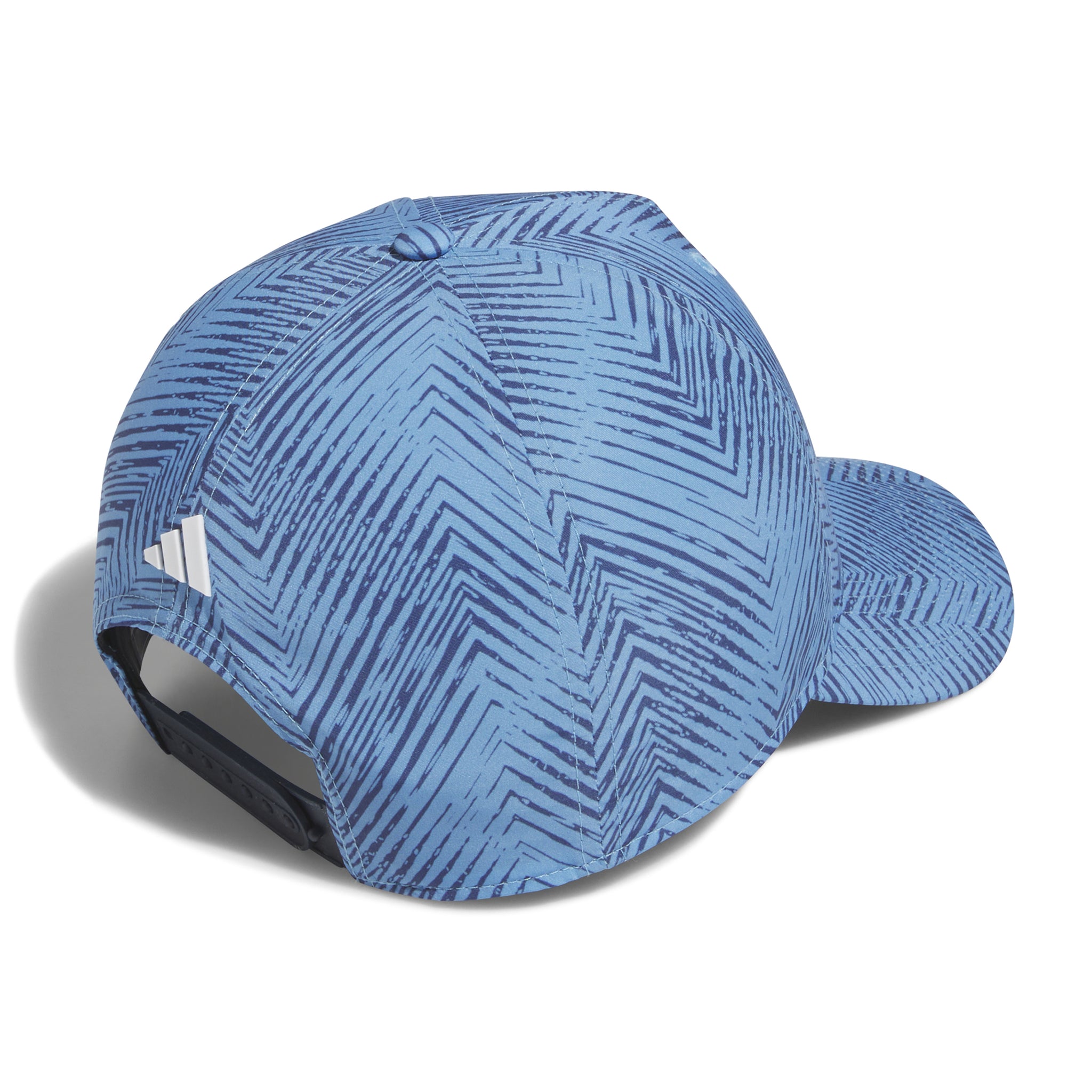 adidas Golf Tour 3-Stripes Print Snapback Cap Semi Burst Blue