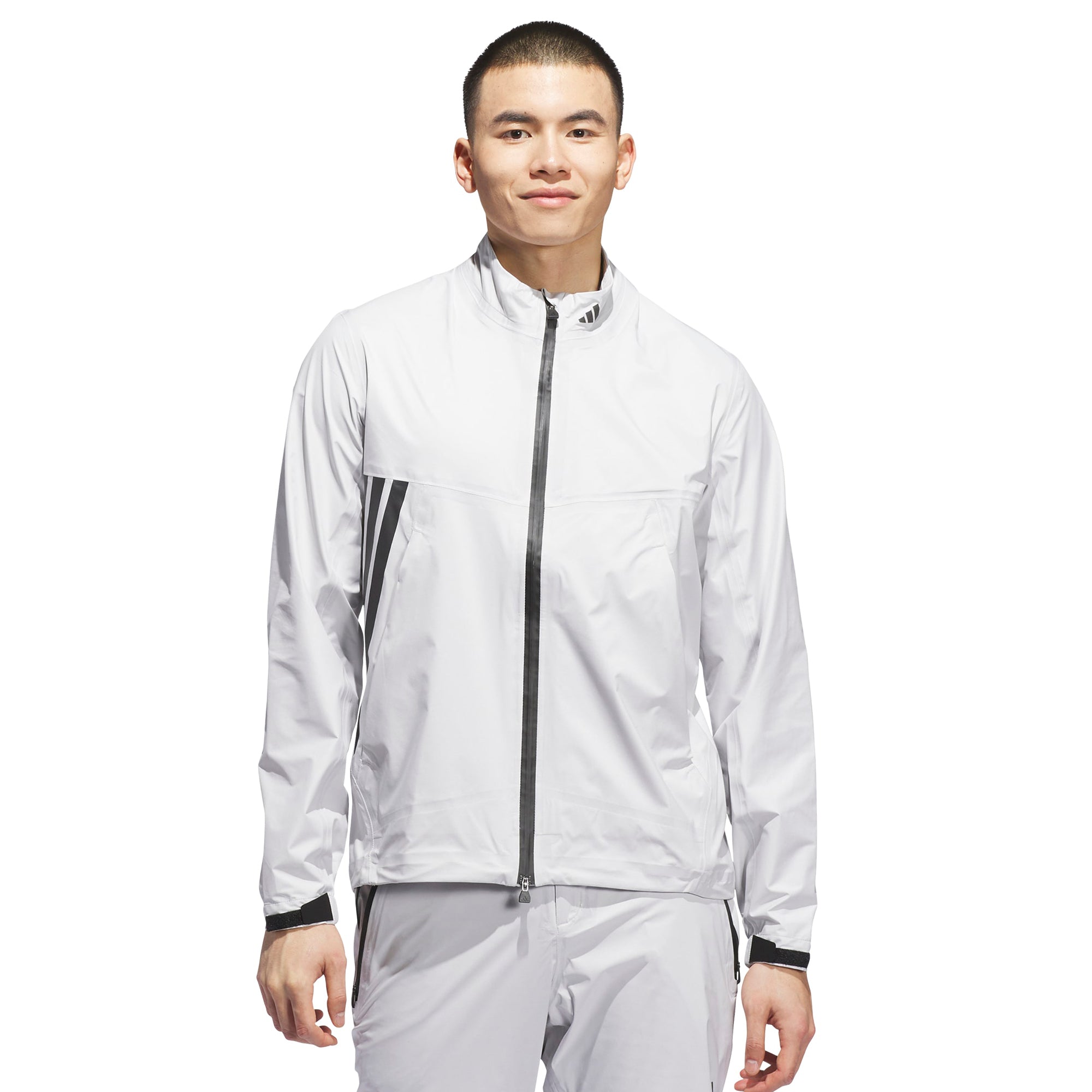 adidas Golf Tour Climaproof+ Full Zip Jacket - Grey One - JM6315