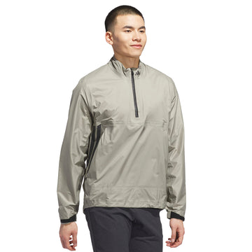 adidas Golf Tour Climaproof+ Half Zip Jacket Silver Pebble