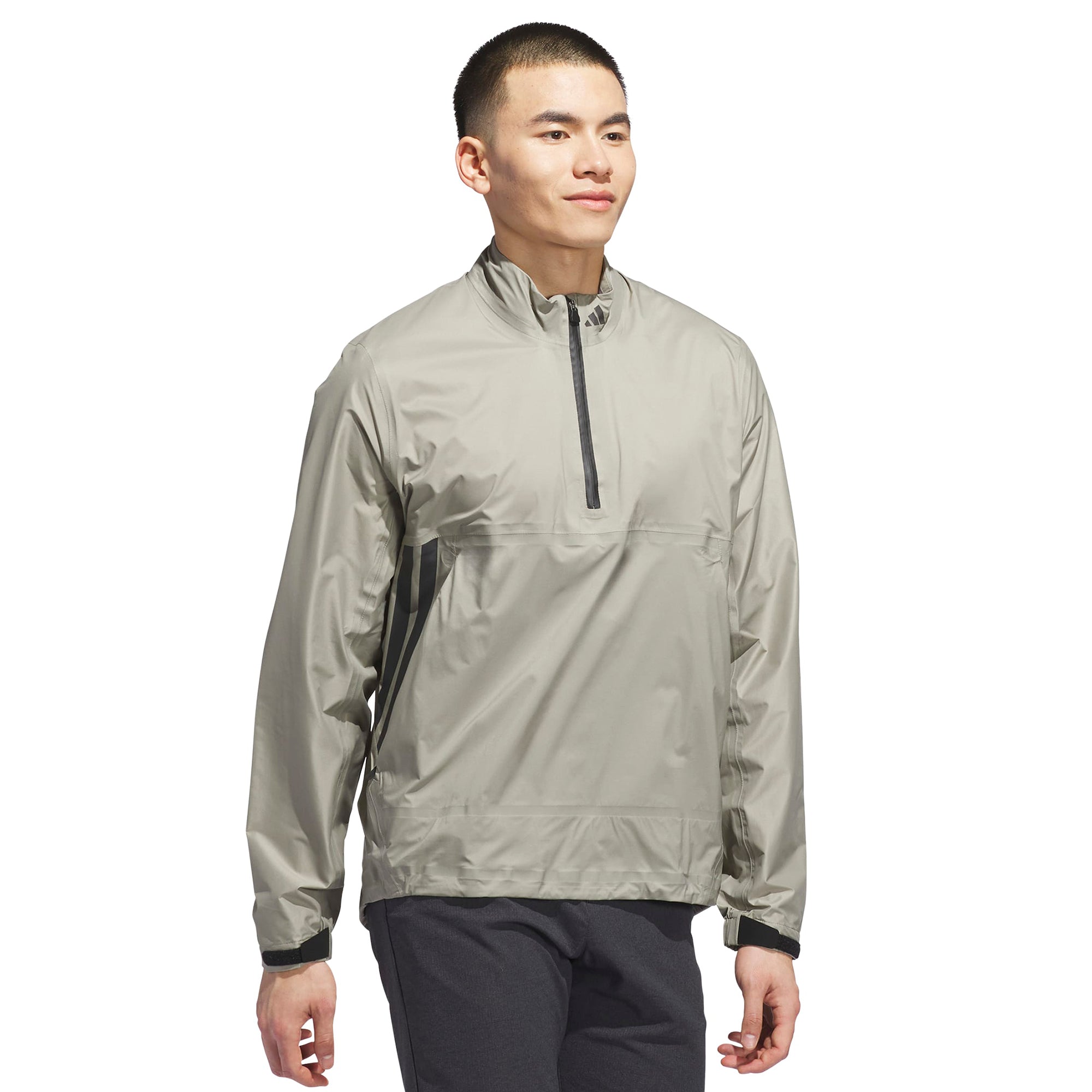 adidas Golf Tour Climaproof+ Half Zip Jacket Silver Pebble