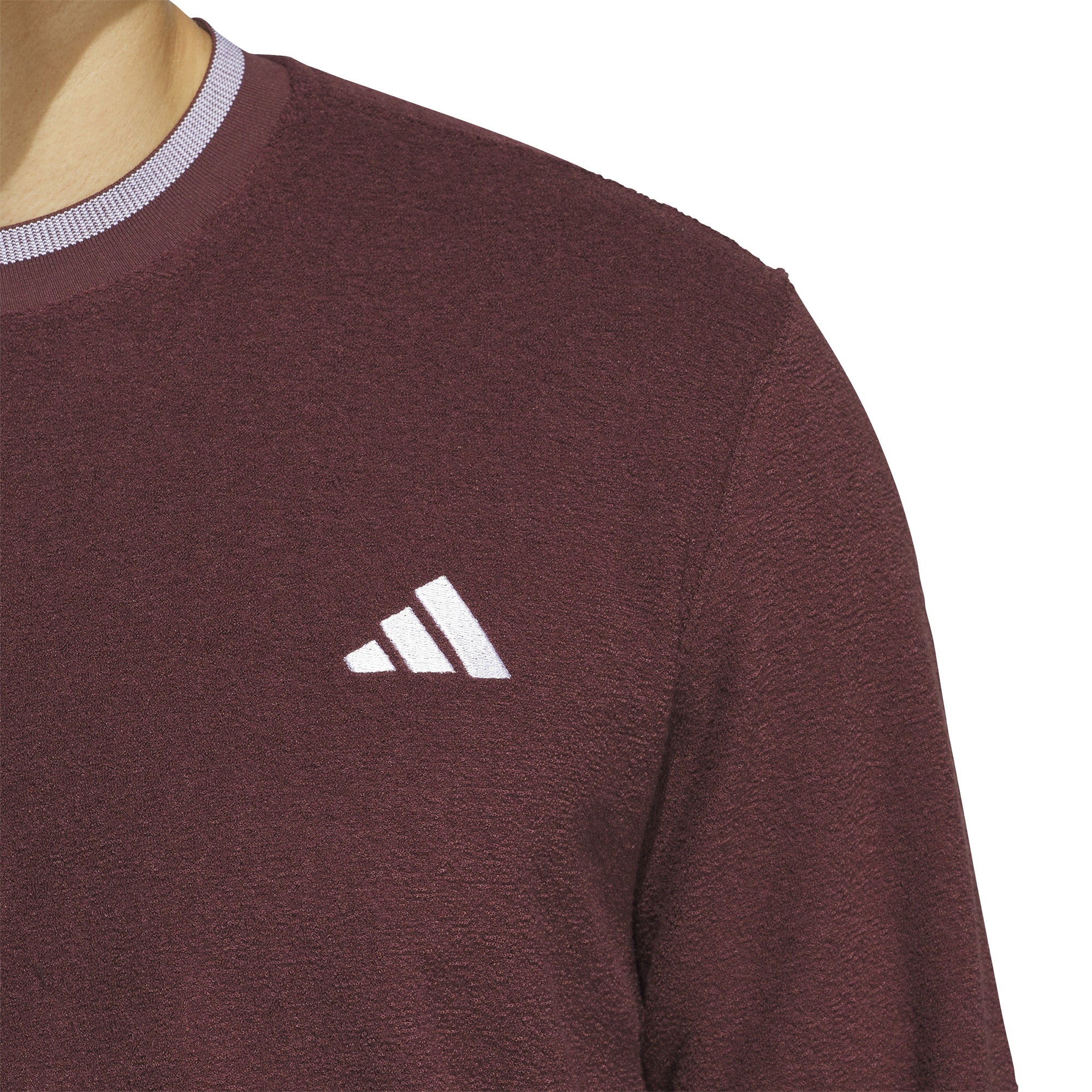 adidas Golf Tour Crew Neck Aurora Ruby