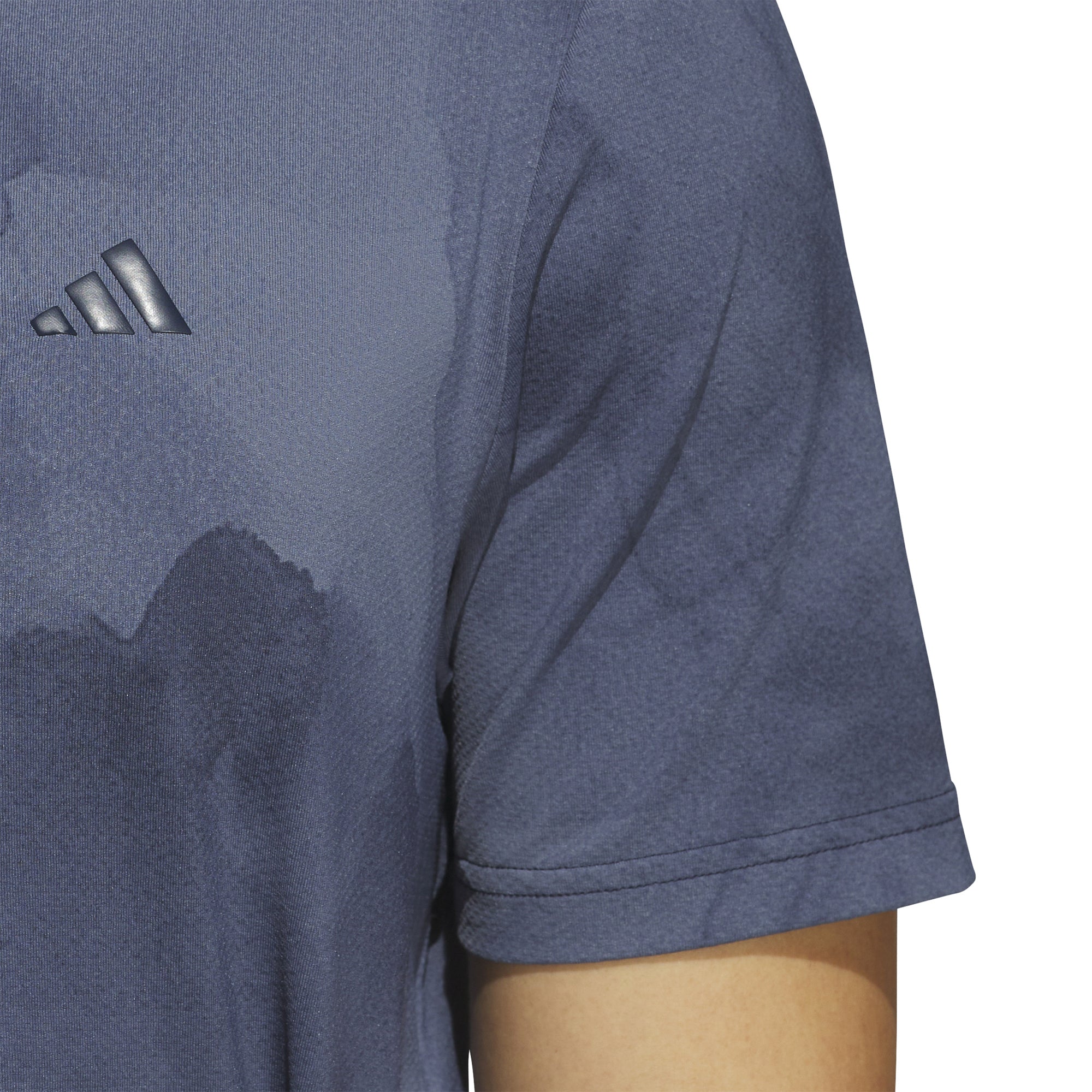 adidas Golf Tour Printed Mesh Shirt Collegiate Navy/Preloved Ink