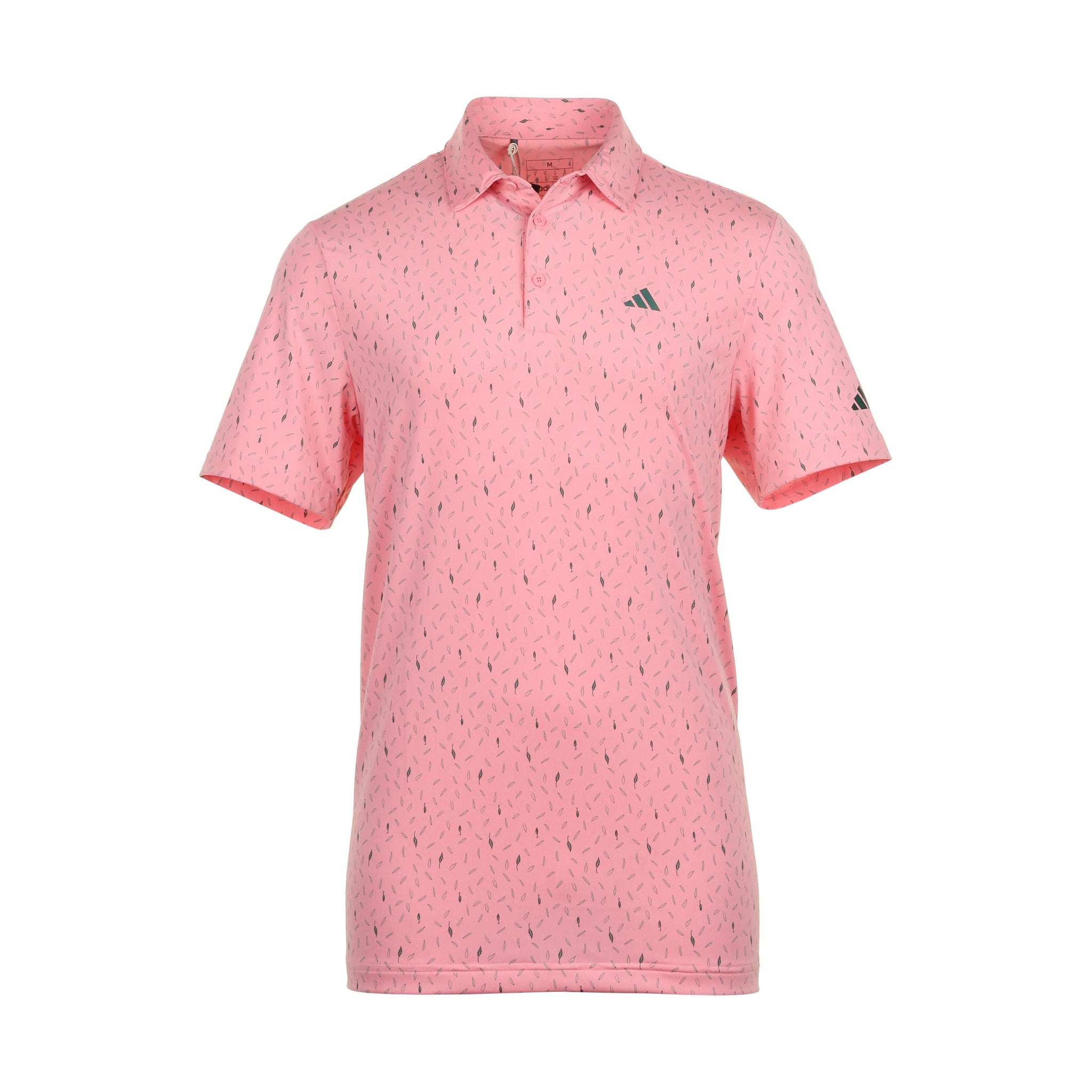adidas Golf Ultimate365 Allover Print Shirt Semi Pink Spark 