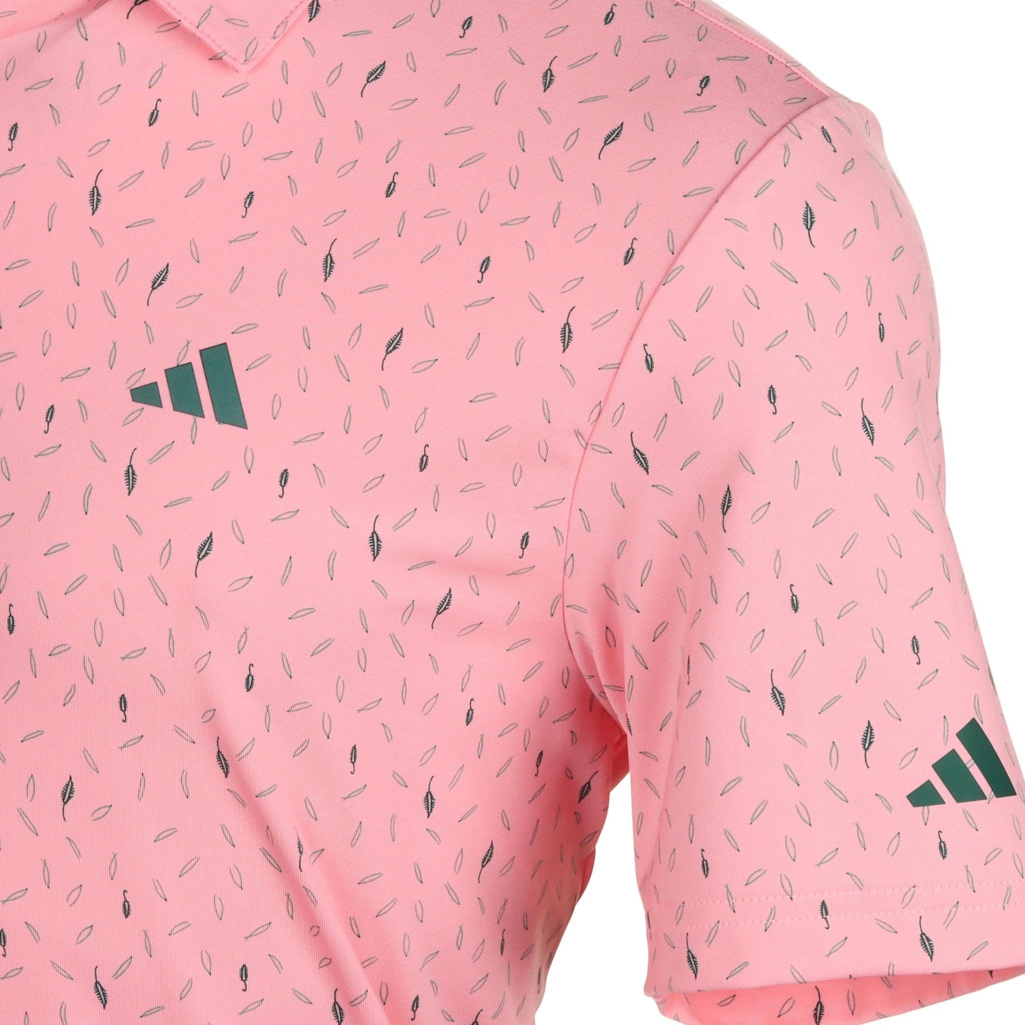 adidas Golf Ultimate365 Allover Print Shirt Semi Pink Spark 