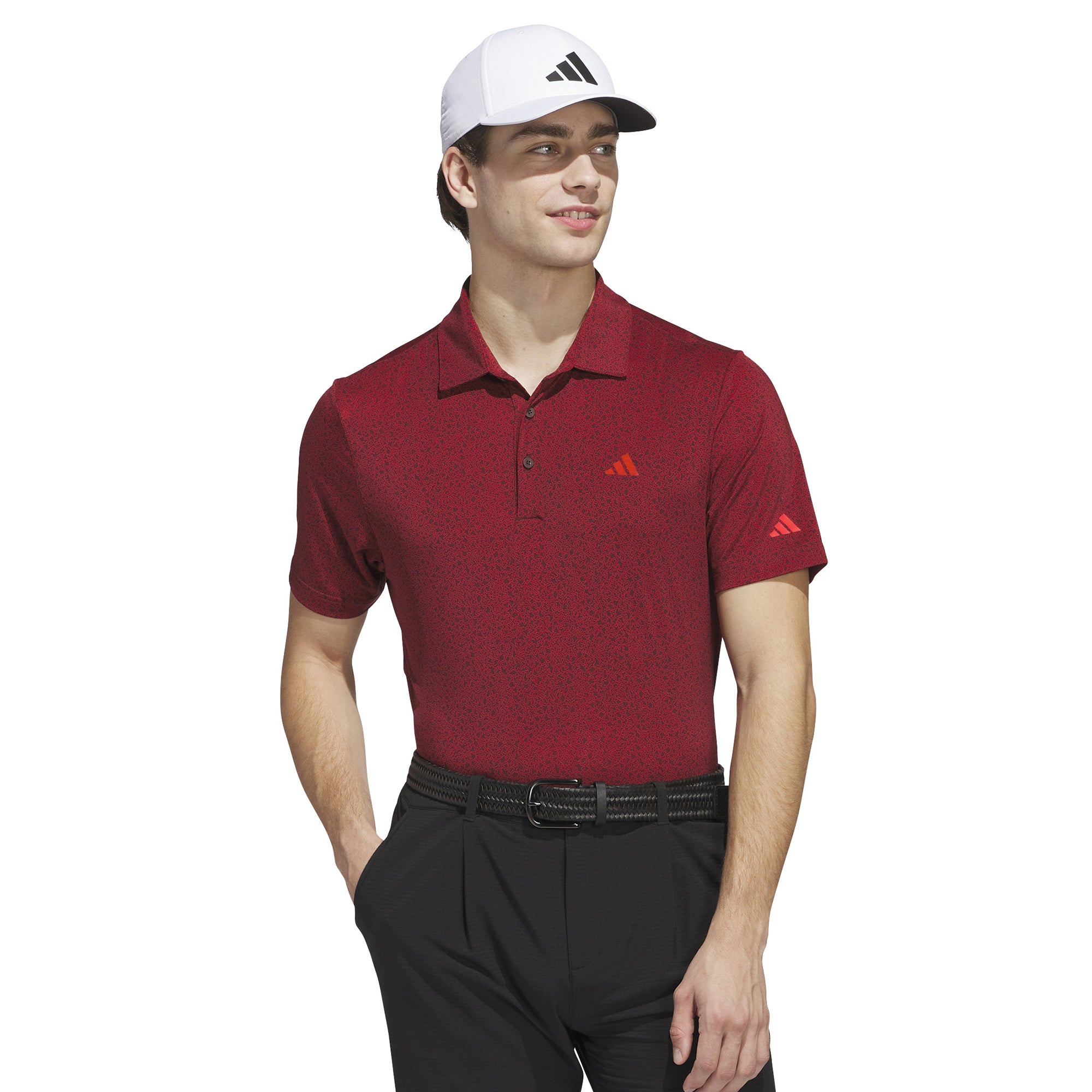 adidas Golf Ultimate365 Bunker Shirt Aurora Ruby