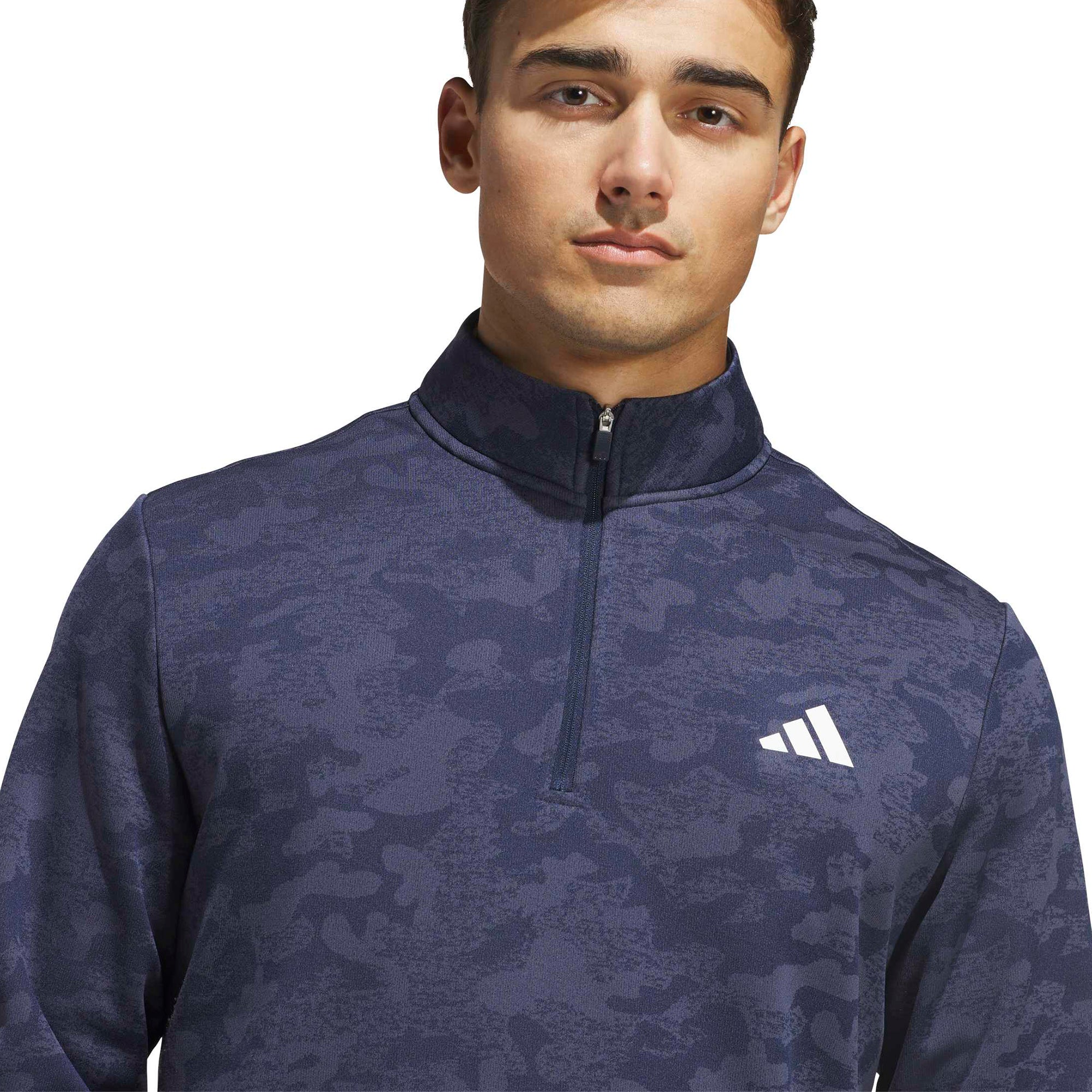 adidas Golf Ultimate365 DWR 1/4 Zip - Collegiate Navy/Shadow Navy ...