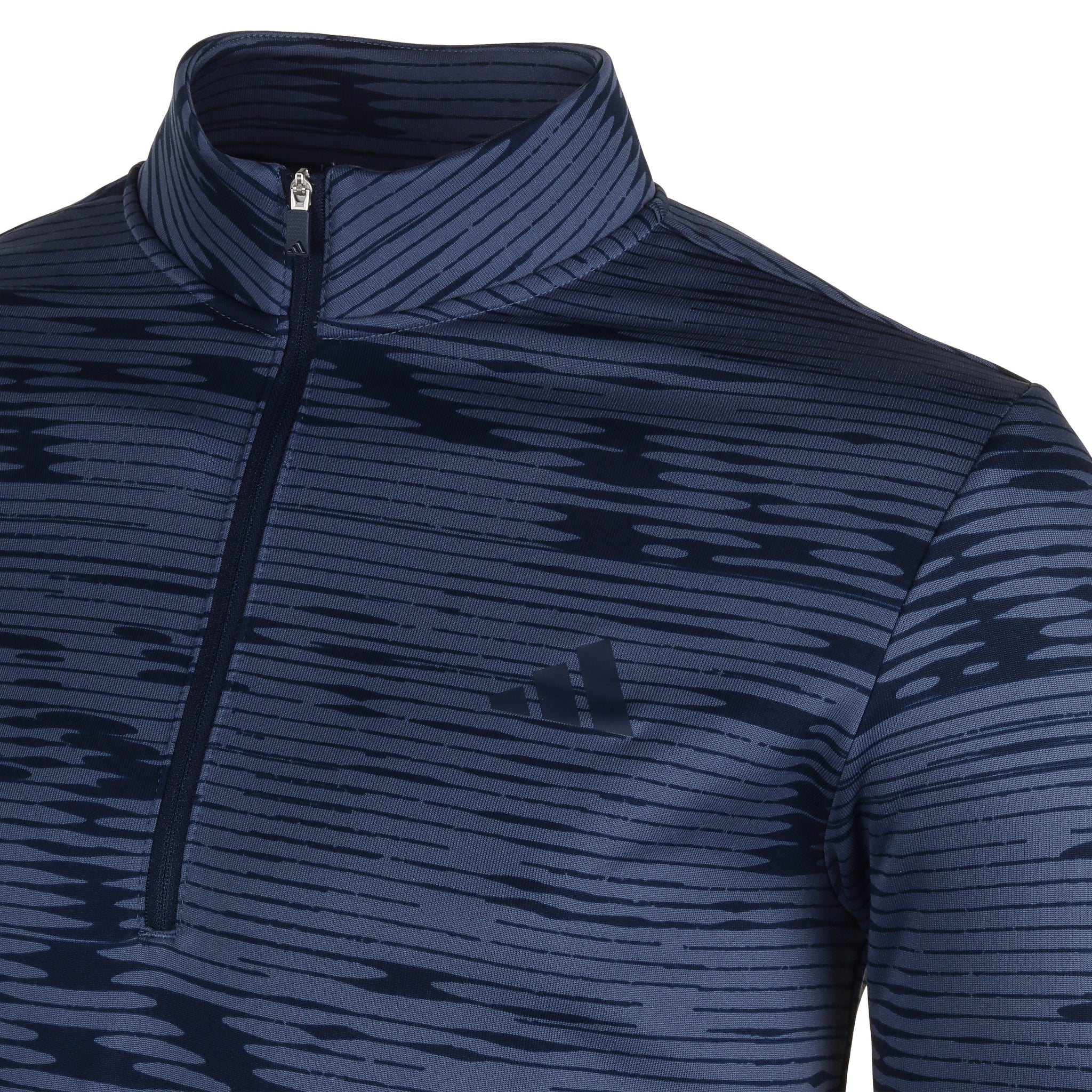 adidas Golf Ultimate365 Linear Stripe 1/4 Zip Preloved Ink/Collegiate Navy