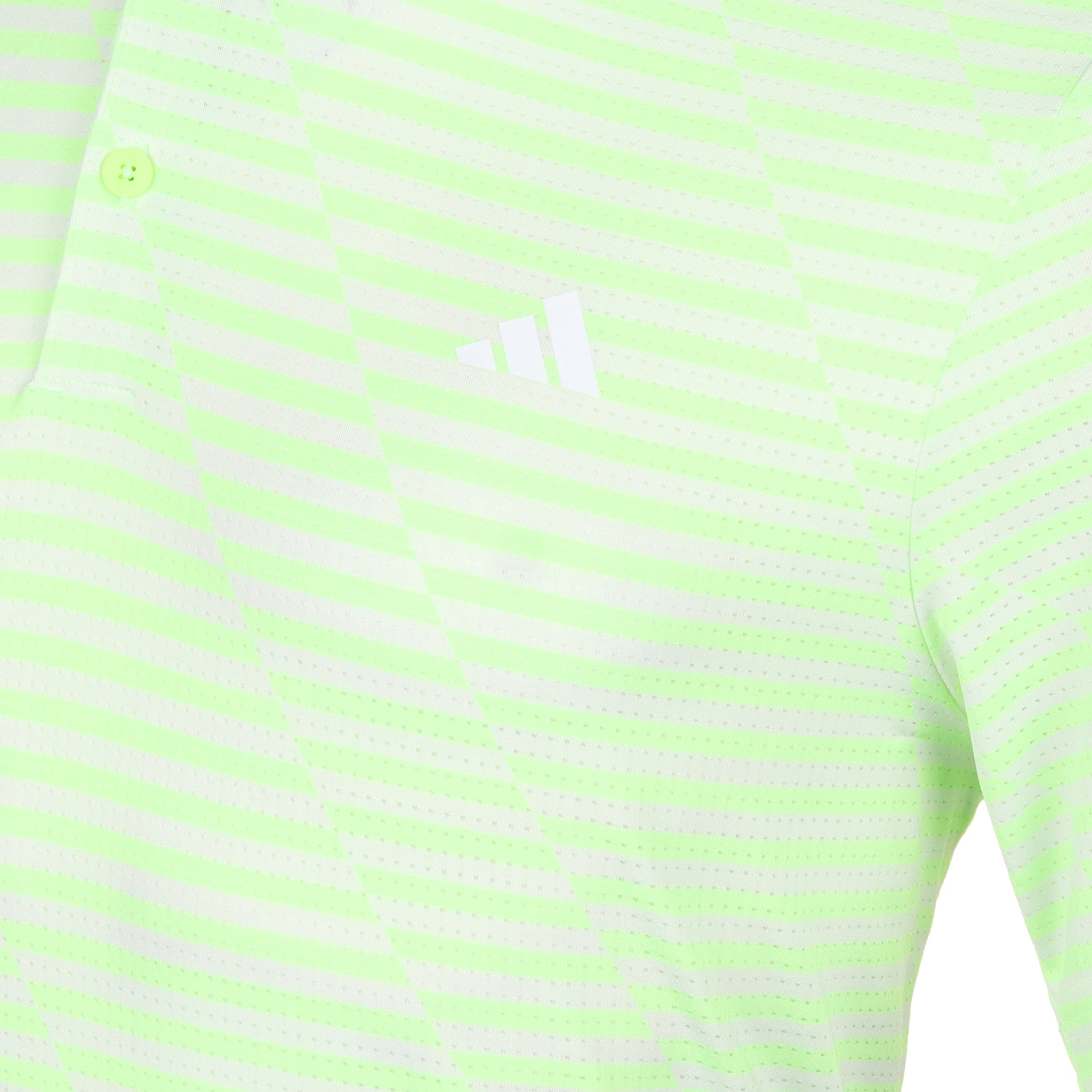 adidas Golf Ultimate365 Mesh Print Shirt Green Spark/Crystal Jade