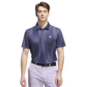 adidas Golf Ultimate365 Mesh Radiant Print Shirt Preloved Violet/Collegiate Navy