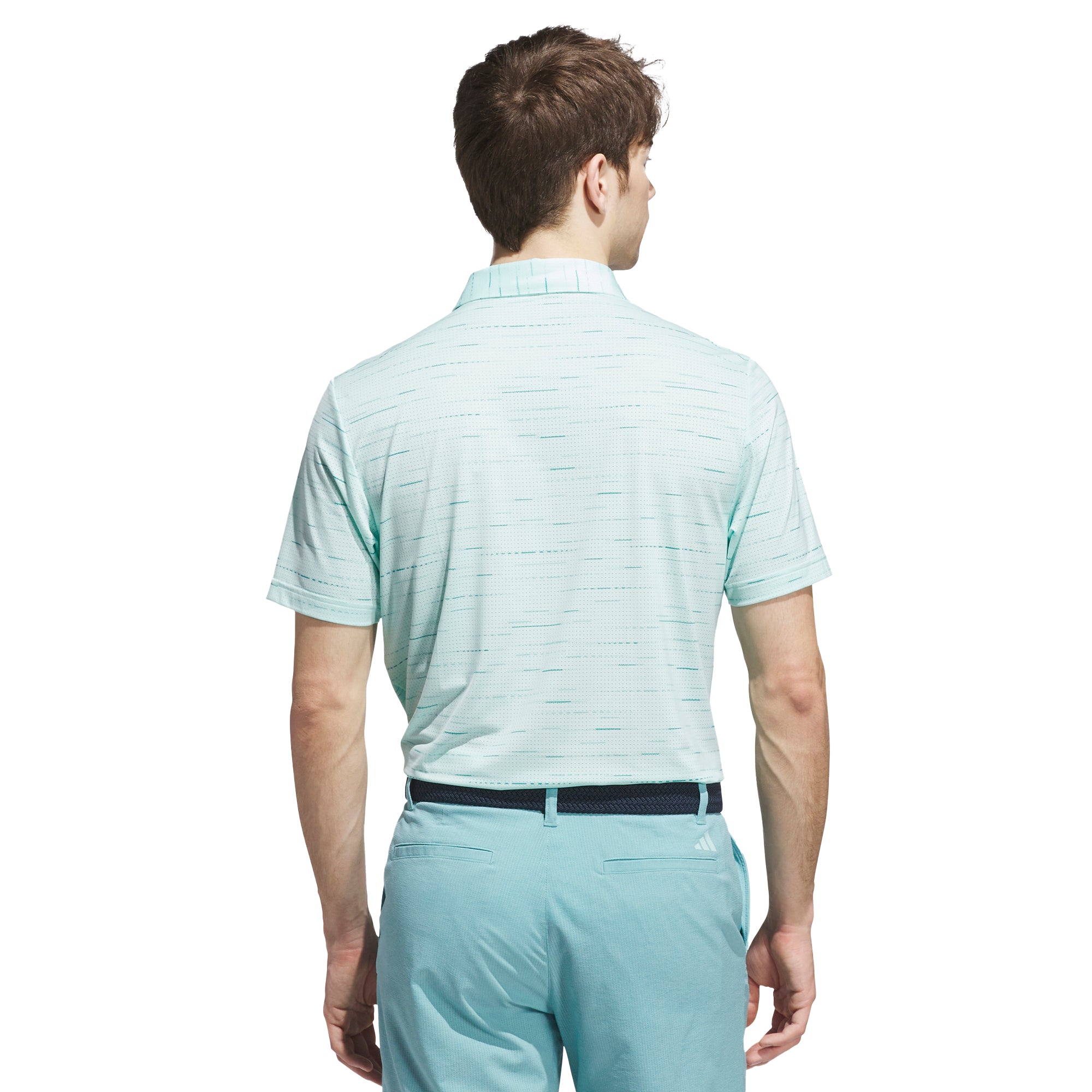 adidas Golf Ultimate365 Mesh Stripe Print Shirt