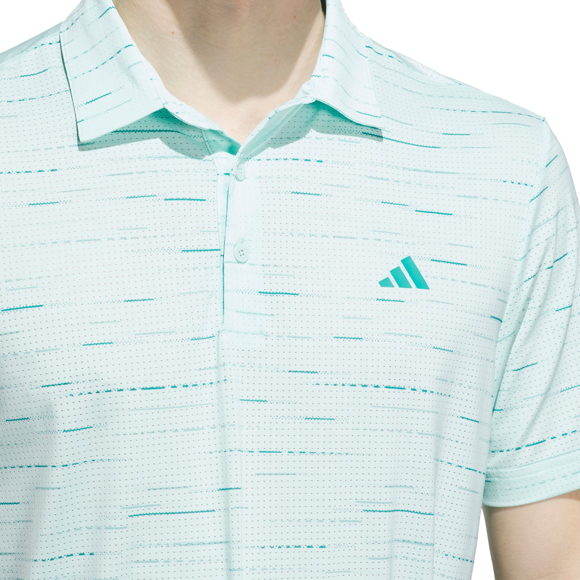 adidas Golf Ultimate365 Mesh Stripe Print Shirt