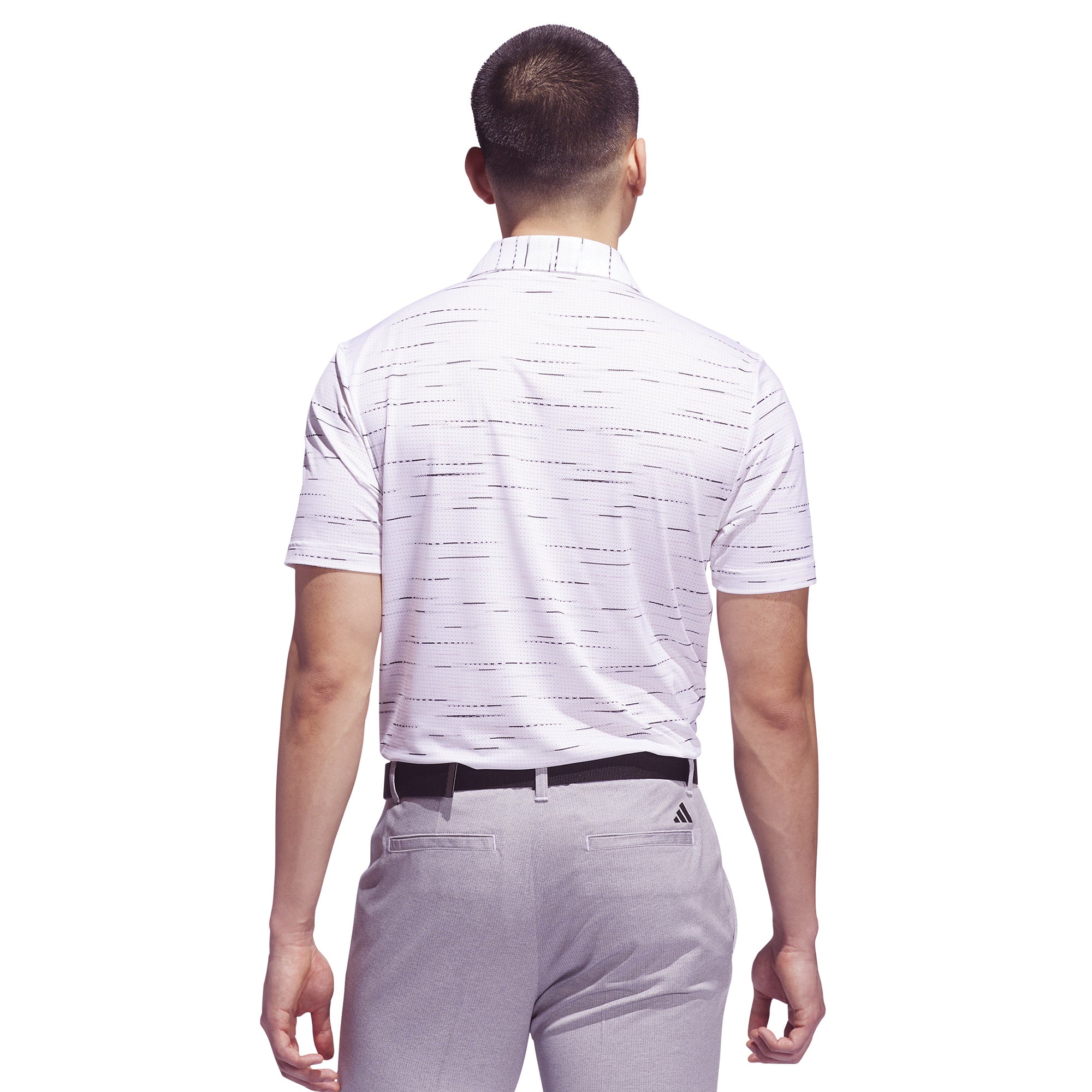 adidas Golf Ultimate365 Mesh Stripe Print Shirt