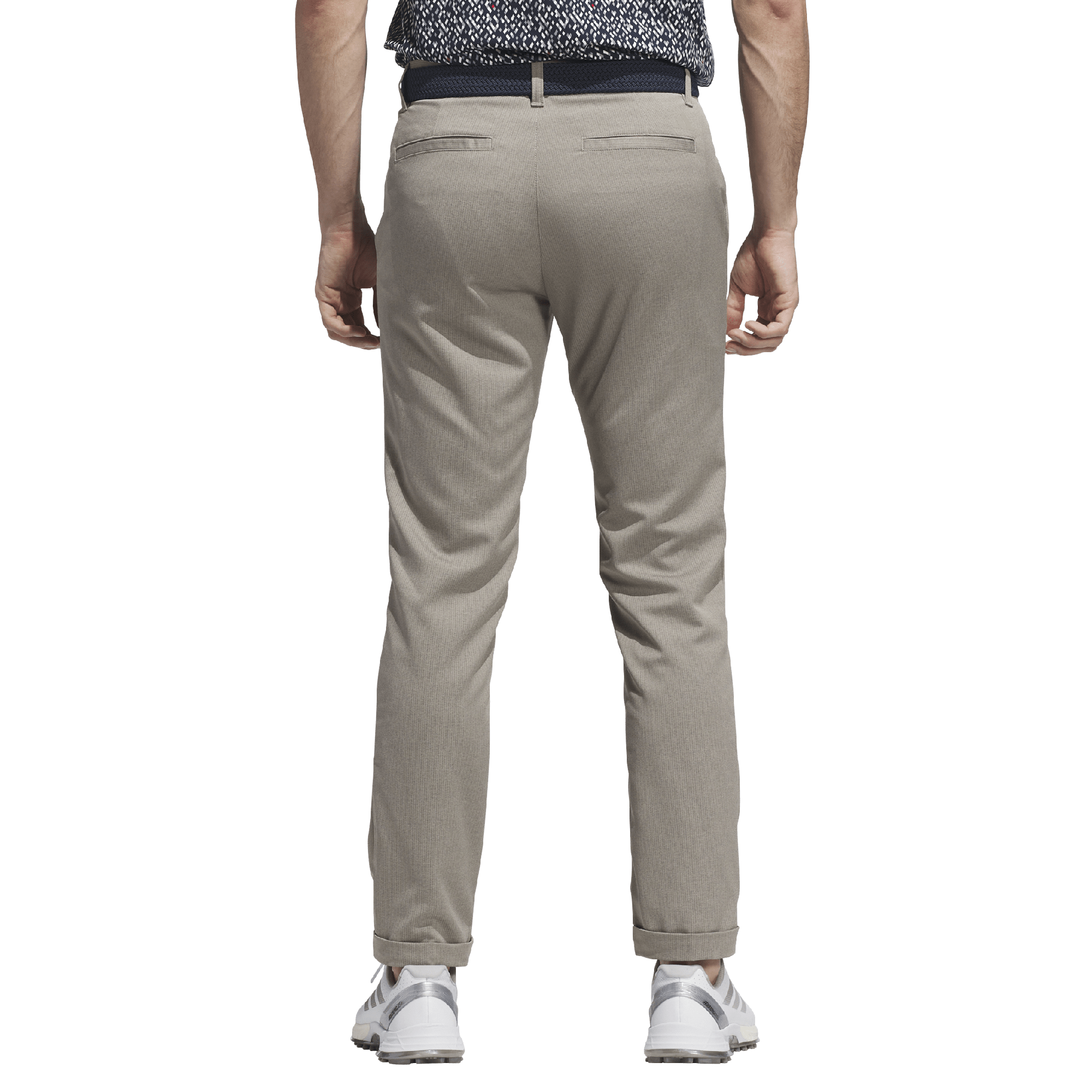 adidas Golf Ultimate365 Pinstripe Trousers Putty Beige