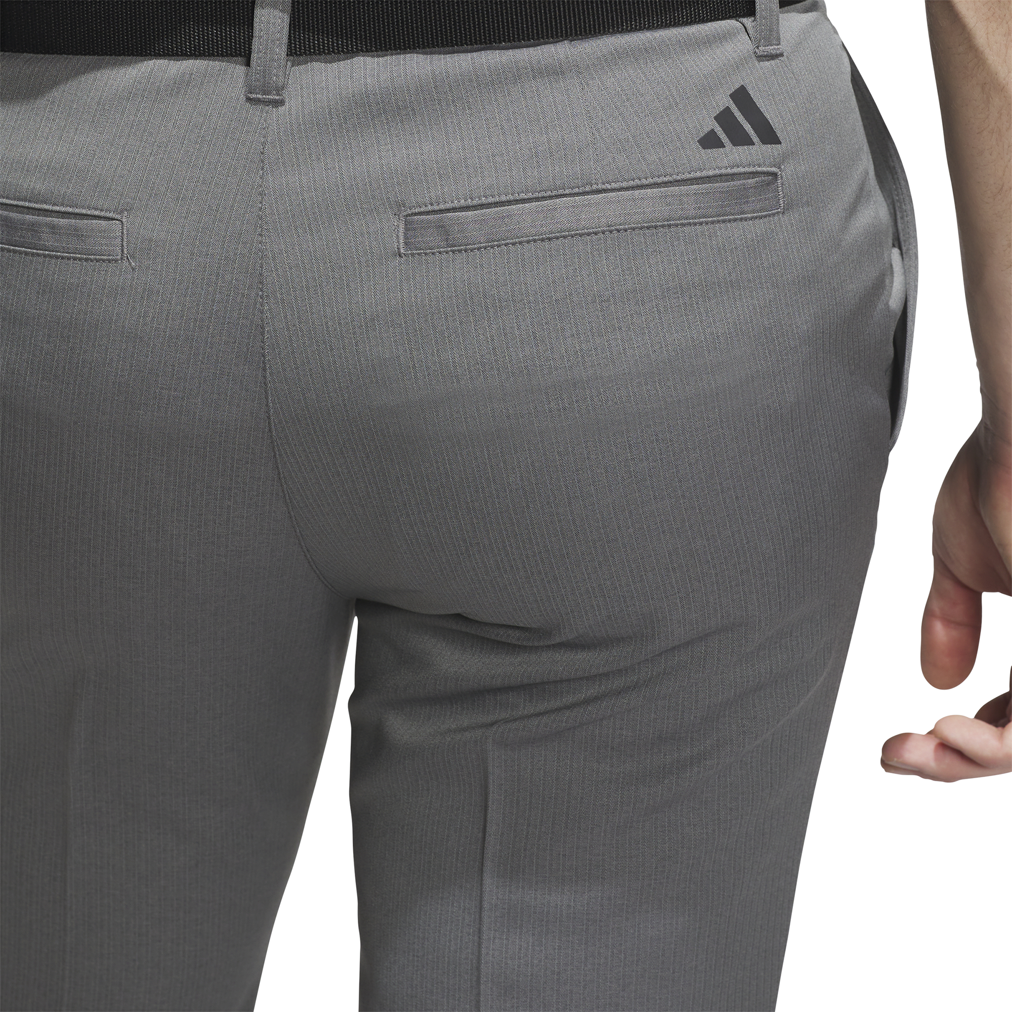 adidas Golf Ultimate365 Pinstripe Trousers Grey Four