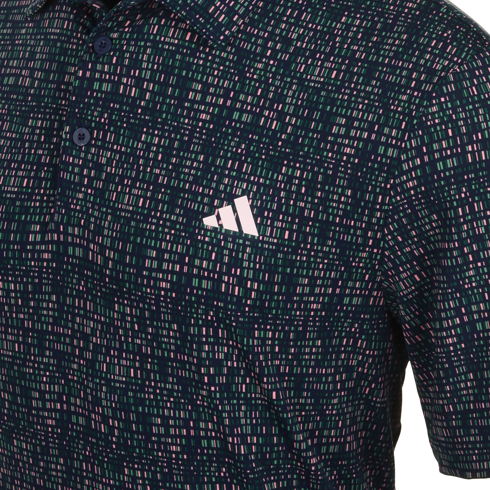 adidas Golf Ultimate365 Power Grid Print Shirt Collegiate Navy