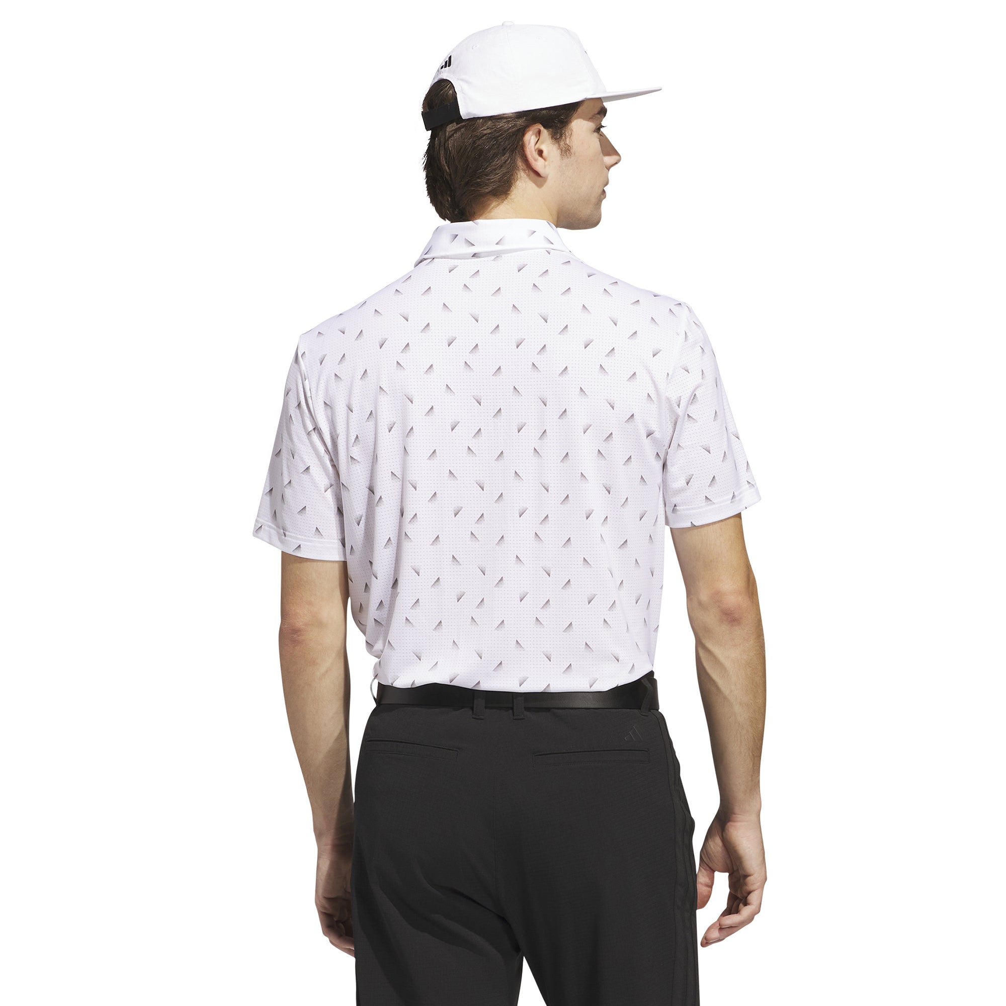 adidas Golf Ultimate365 Printed Mesh Shirt White/Black