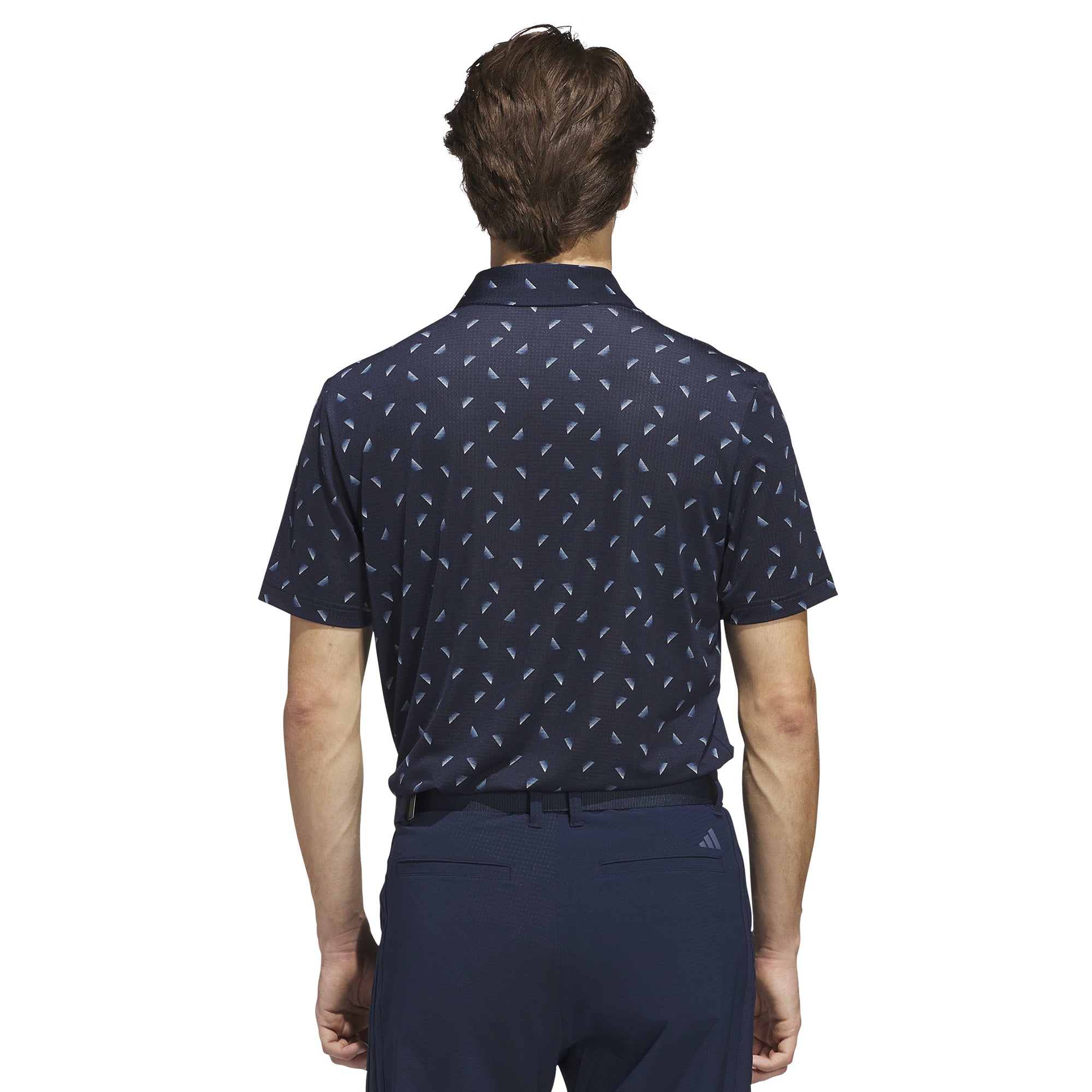 adidas Golf Ultimate365 Printed Mesh Shirt Collegiate Navy/Wonder Blue