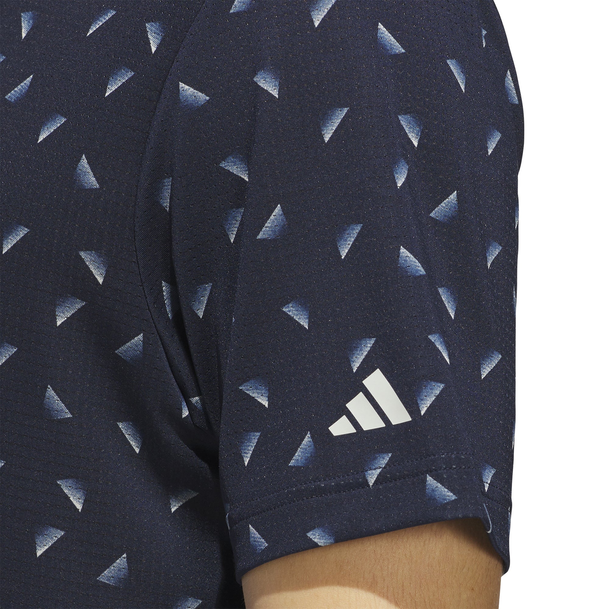 adidas Golf Ultimate365 Printed Mesh Shirt Collegiate Navy/Wonder Blue