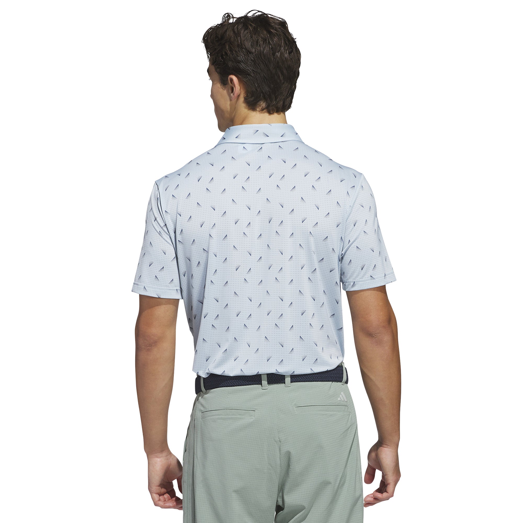 adidas Golf Ultimate365 Printed Mesh Shirt Wonder Blue/Collegiate Navy