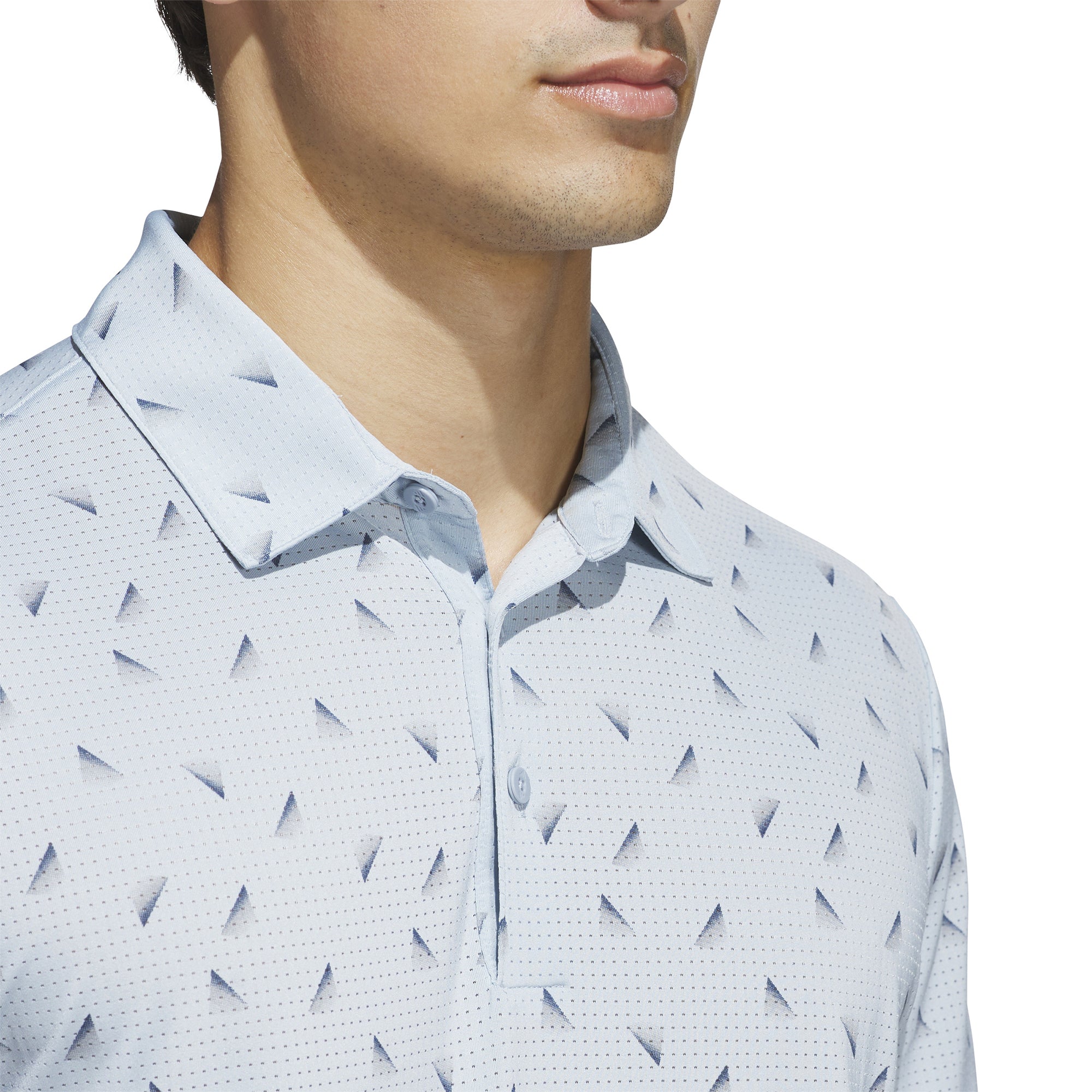 adidas Golf Ultimate365 Printed Mesh Shirt Wonder Blue/Collegiate Navy