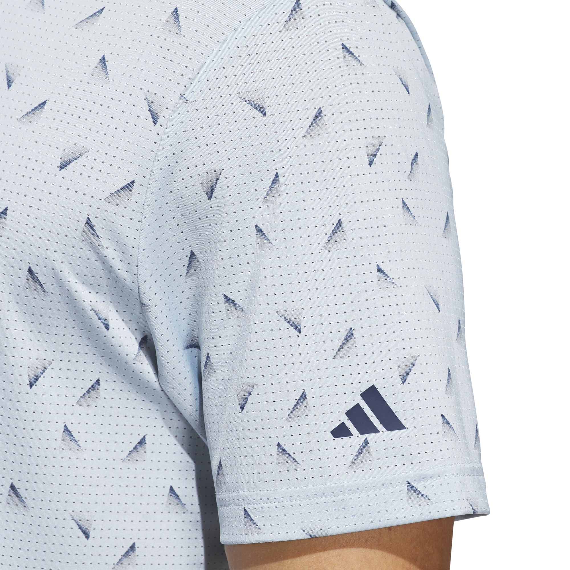 adidas Golf Ultimate365 Printed Mesh Shirt Wonder Blue/Collegiate Navy