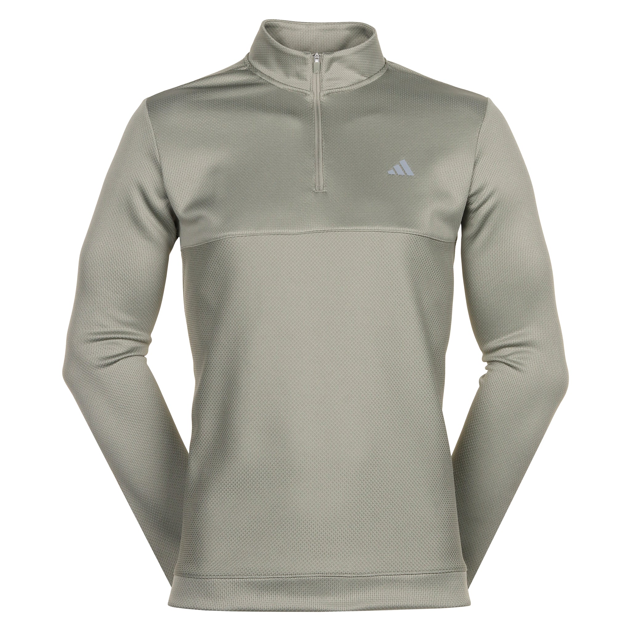 adidas-golf-ultimate365-textured-1-4-zip-is8882-silver-pebble