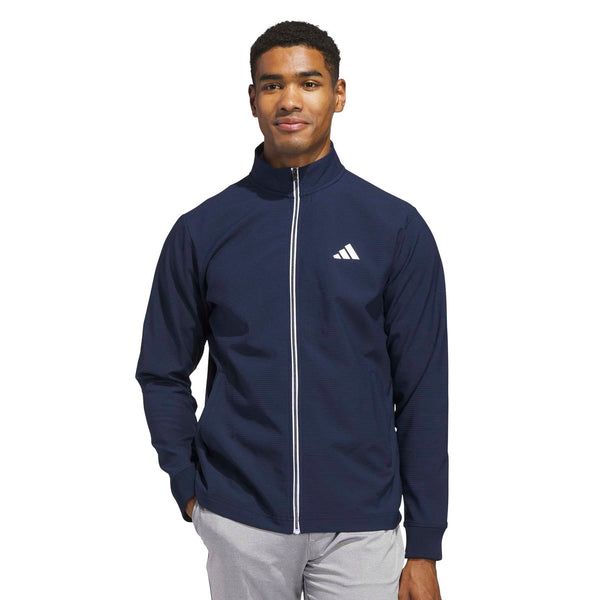 adidas Golf Ultimate365 Textured Wind Jacket - Collegiate Navy