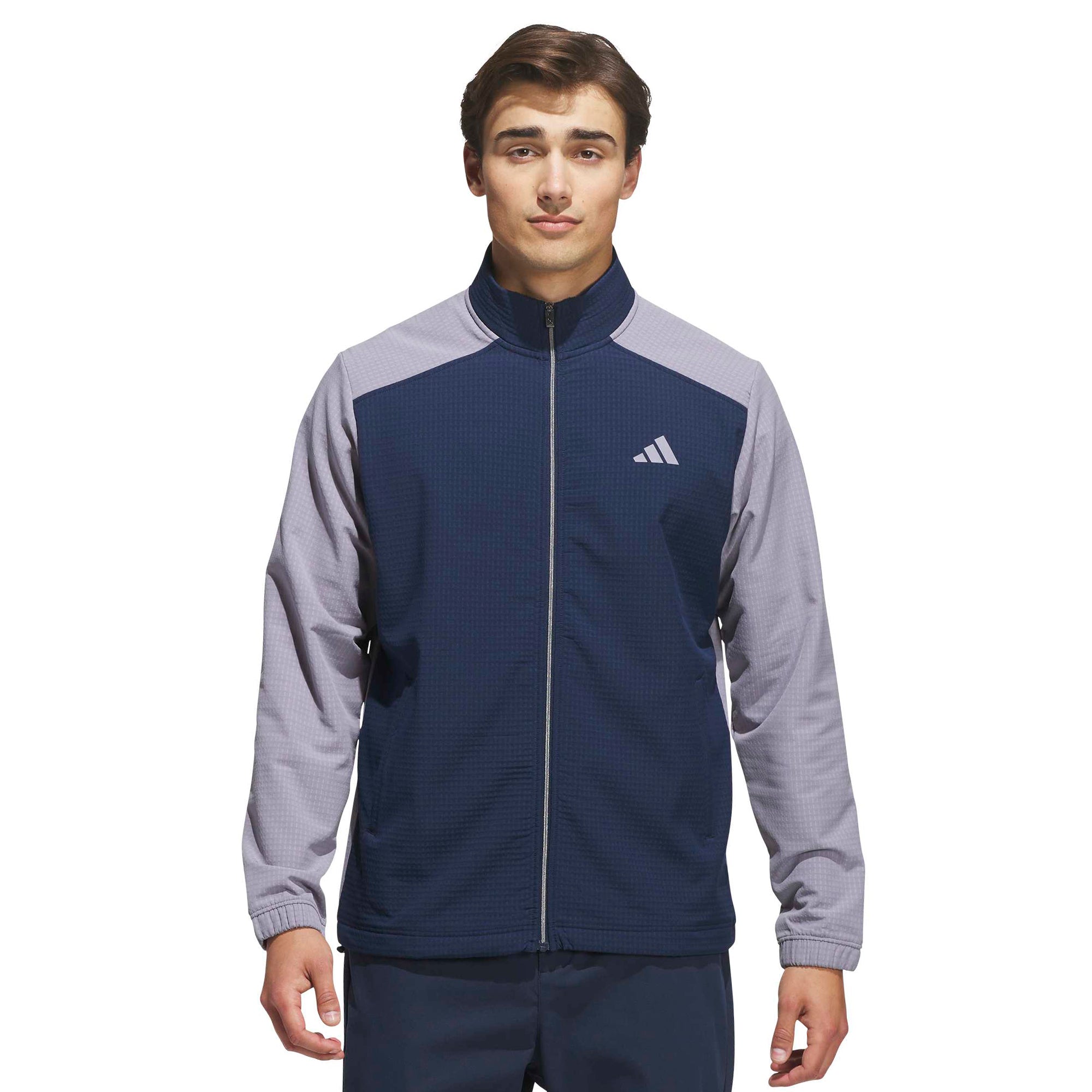 アンダーアーマー　アディダス　ローリングスジャケット　XL adidas Golf Ultimate365 Textured Wind Jacket - Black/Alumina
