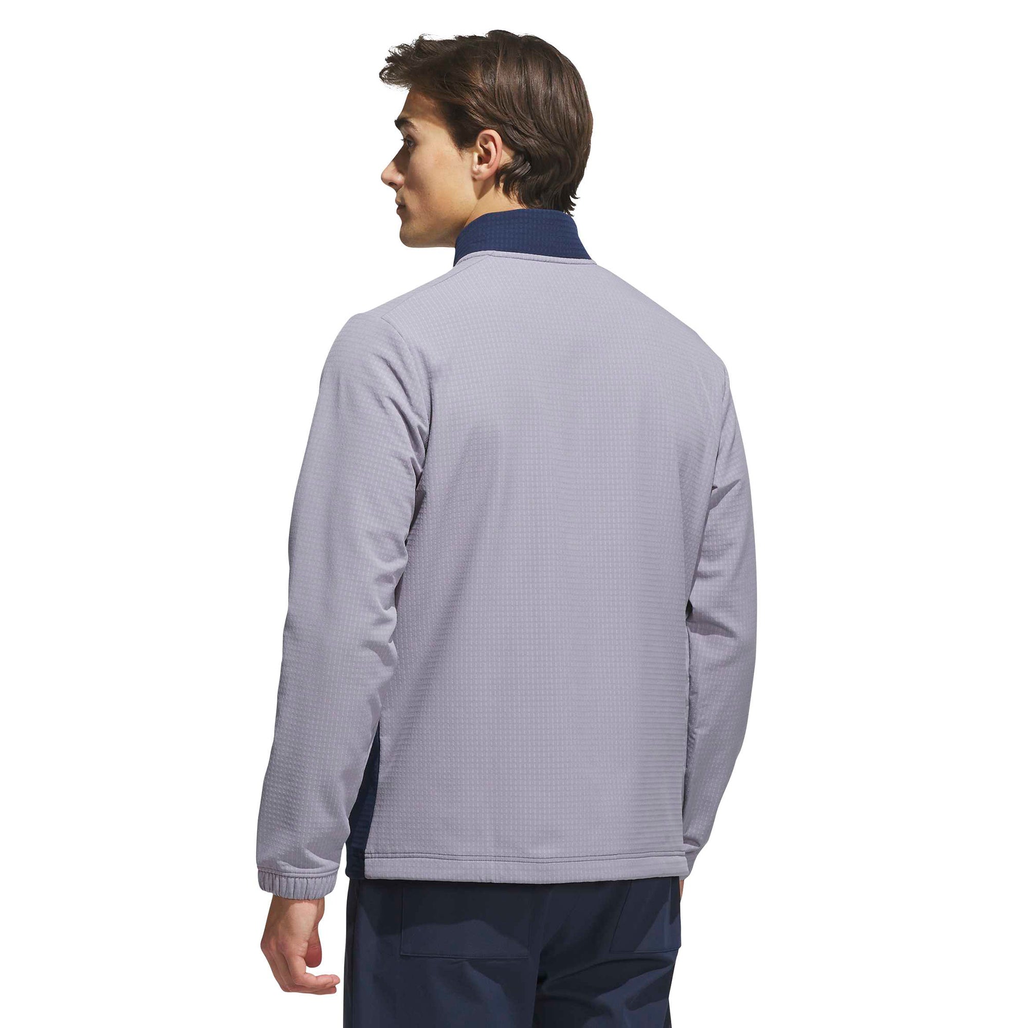 adidas Golf Ultimate365 Textured Wind Jacket - Slate/Collegiate Navy ...