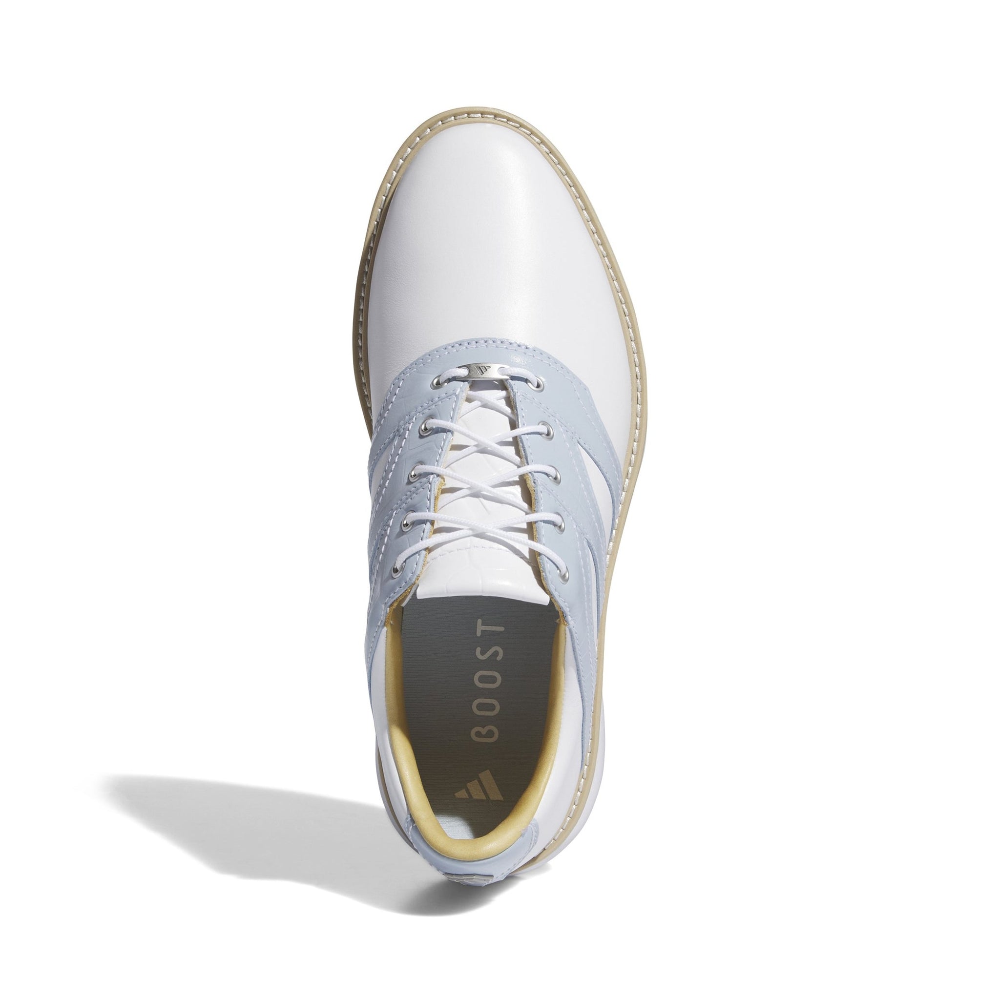 adidas MC Z-Traxion Golf Shoes White/Wonder Blue/Savannah