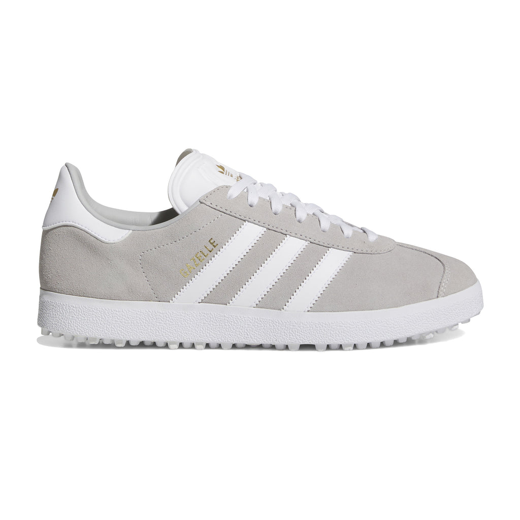 adidas Originals Gazelle Spikeless Golf Shoes Grey Two/White