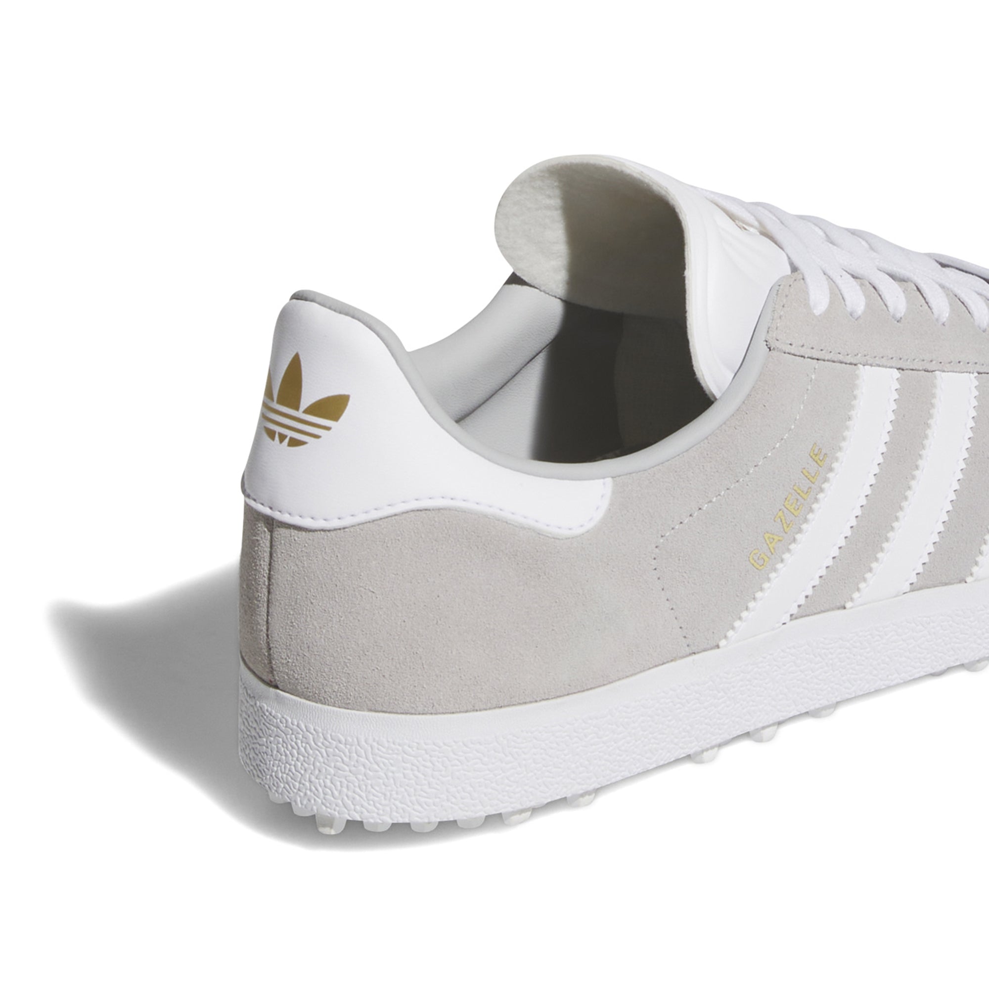 adidas Originals Gazelle Spikeless Golf Shoes - Grey Two/White/Gold Metallic - IH2270 - Function18 | Restrictedgs adidas Originals Gazelle Spikeless Golf Shoes - Grey Two/White/Gold Metallic - IH2270 - Function18 | Restrictedgs